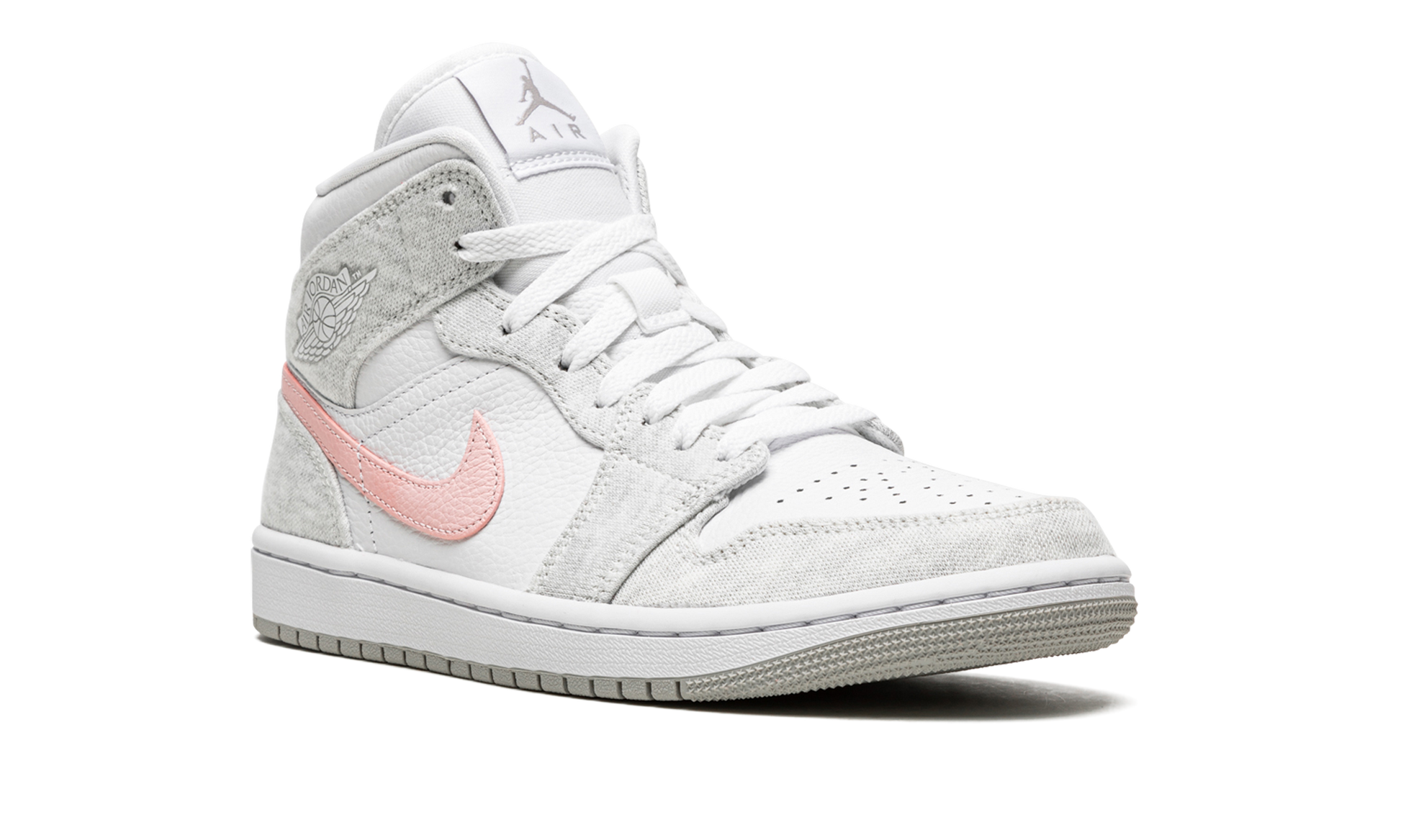 Air Jordan 1 Mid Se Women "Heather grey / pink" DN4045 001