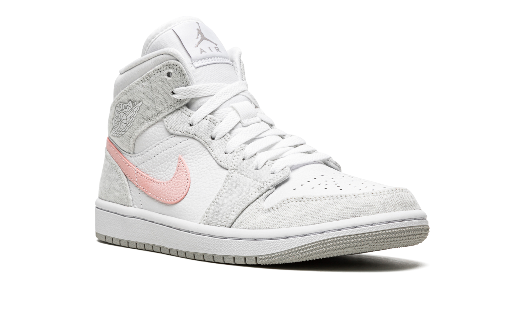 Air Jordan 1 Mid Se Women "Heather grey / pink" DN4045 001