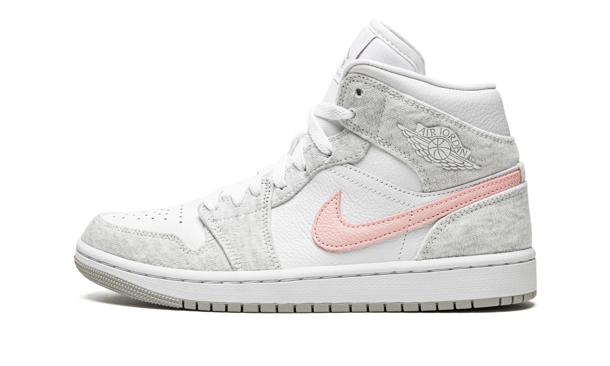 Air Jordan 1 Mid Se Women "Heather grey / pink" DN4045 001