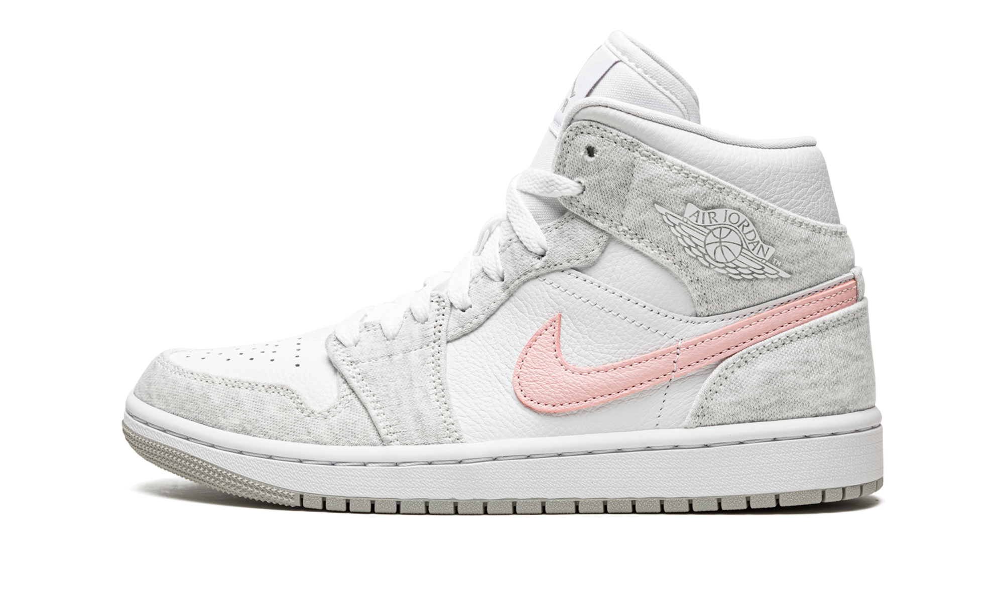 Air Jordan 1 Mid Se Women "Heather grey / pink" DN4045 001