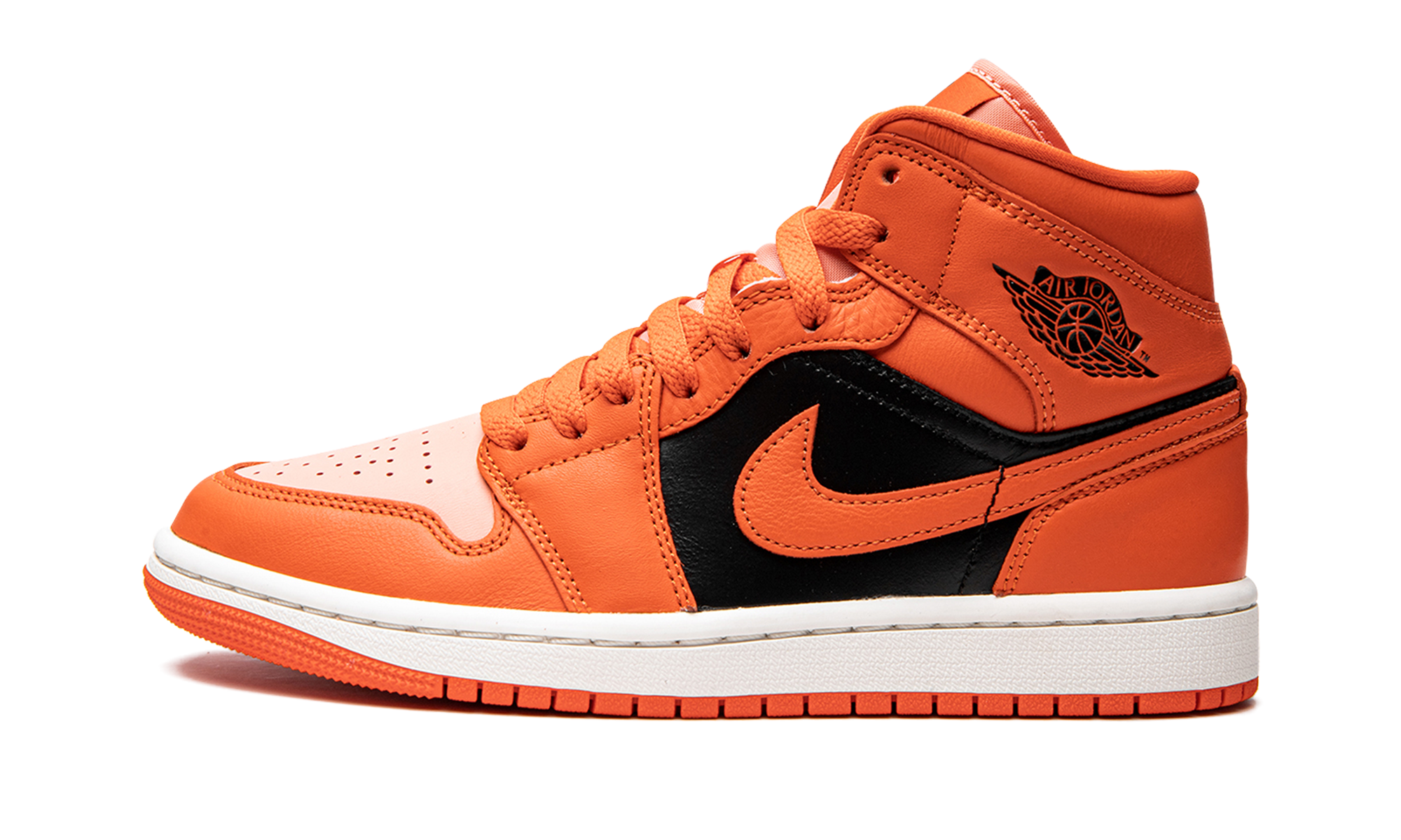 Air Jordan 1 Mid Se Women "Orange / black" DM3381 600
