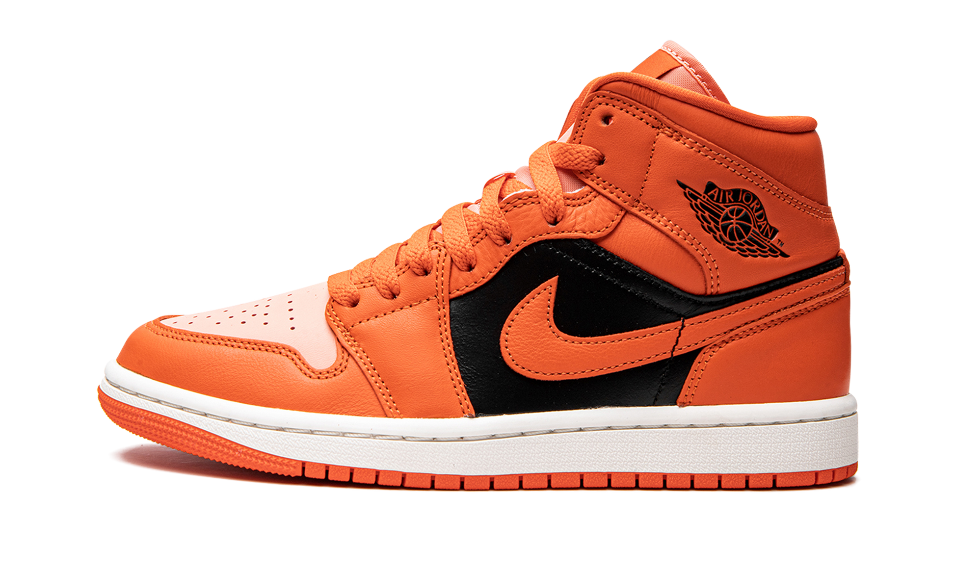 Air Jordan 1 Mid Se Women "Orange / black" DM3381 600