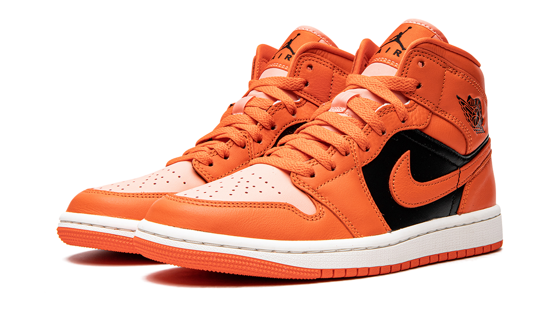 Air Jordan 1 Mid Se Women "Orange / black" DM3381 600