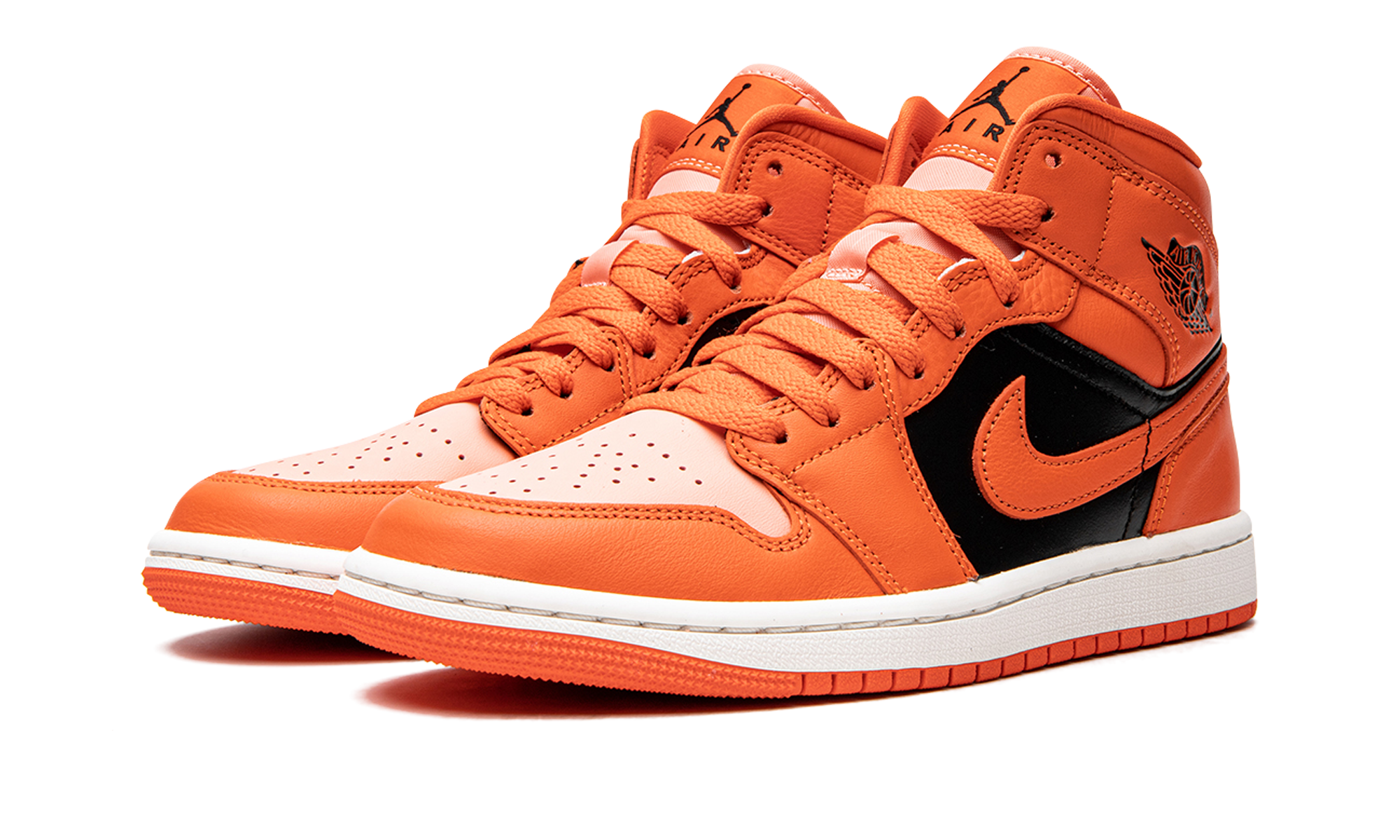 Air Jordan 1 Mid Se Women "Orange / black" DM3381 600