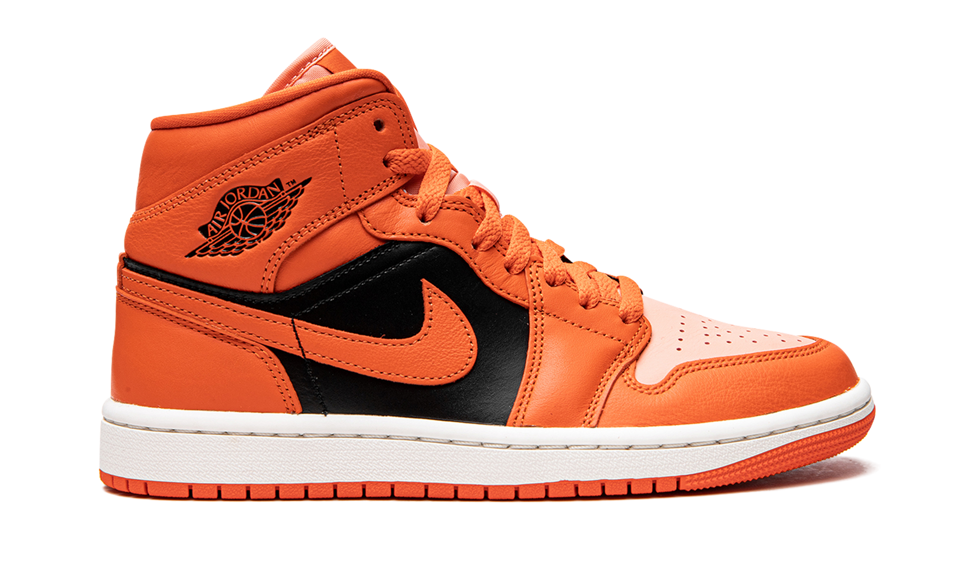 Air Jordan 1 Mid Se Women "Orange / black" DM3381 600