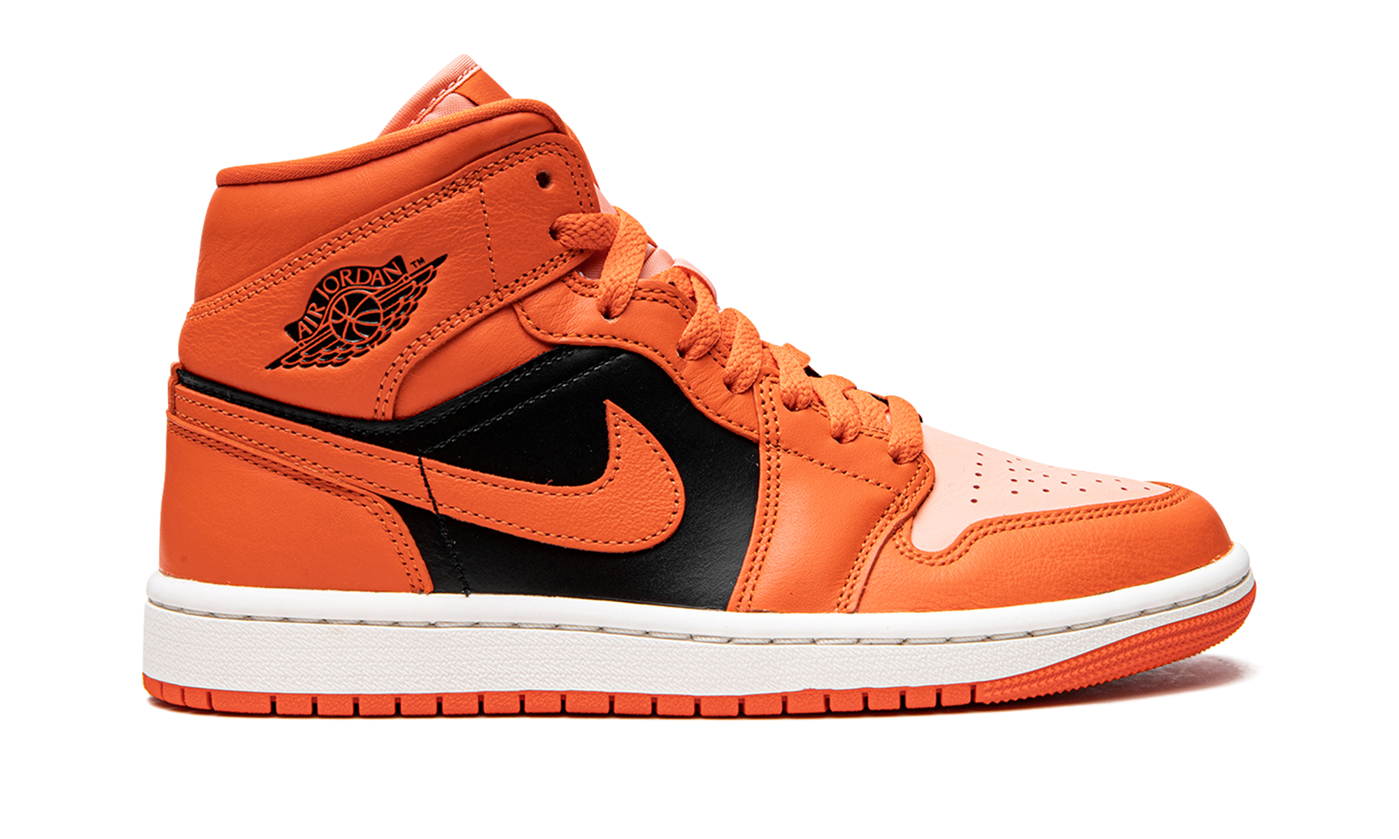 Air Jordan 1 Mid Se Women "Orange / black" DM3381 600