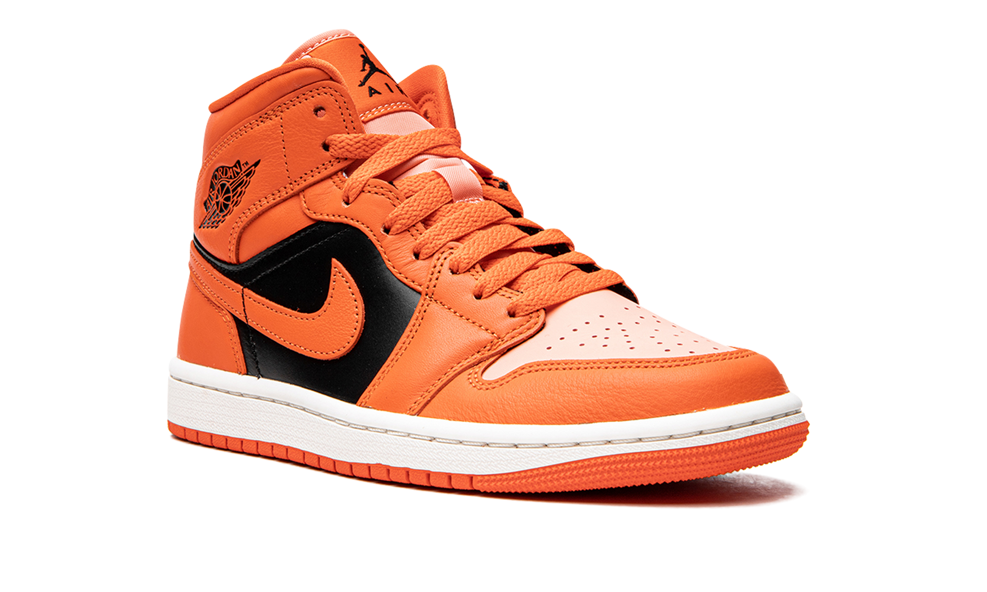 Air Jordan 1 Mid Se Women "Orange / black" DM3381 600