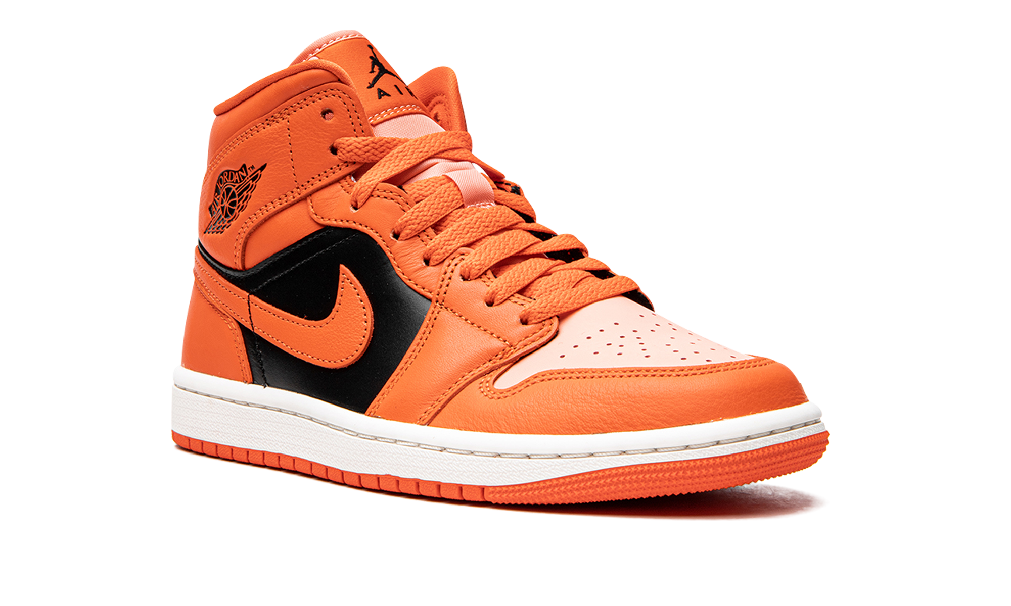 Air Jordan 1 Mid Se Women "Orange / black" DM3381 600