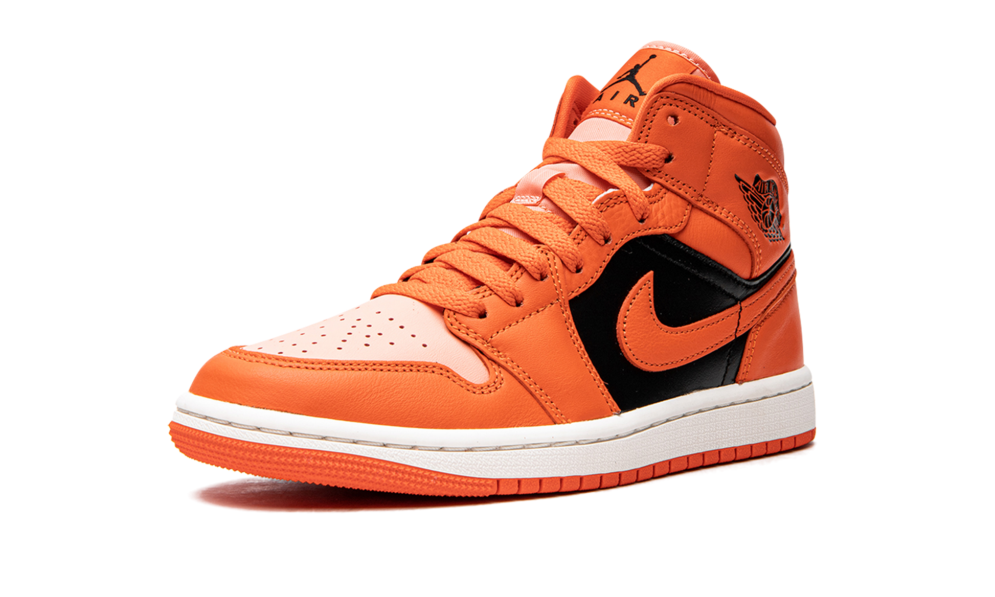 Air Jordan 1 Mid Se Women "Orange / black" DM3381 600