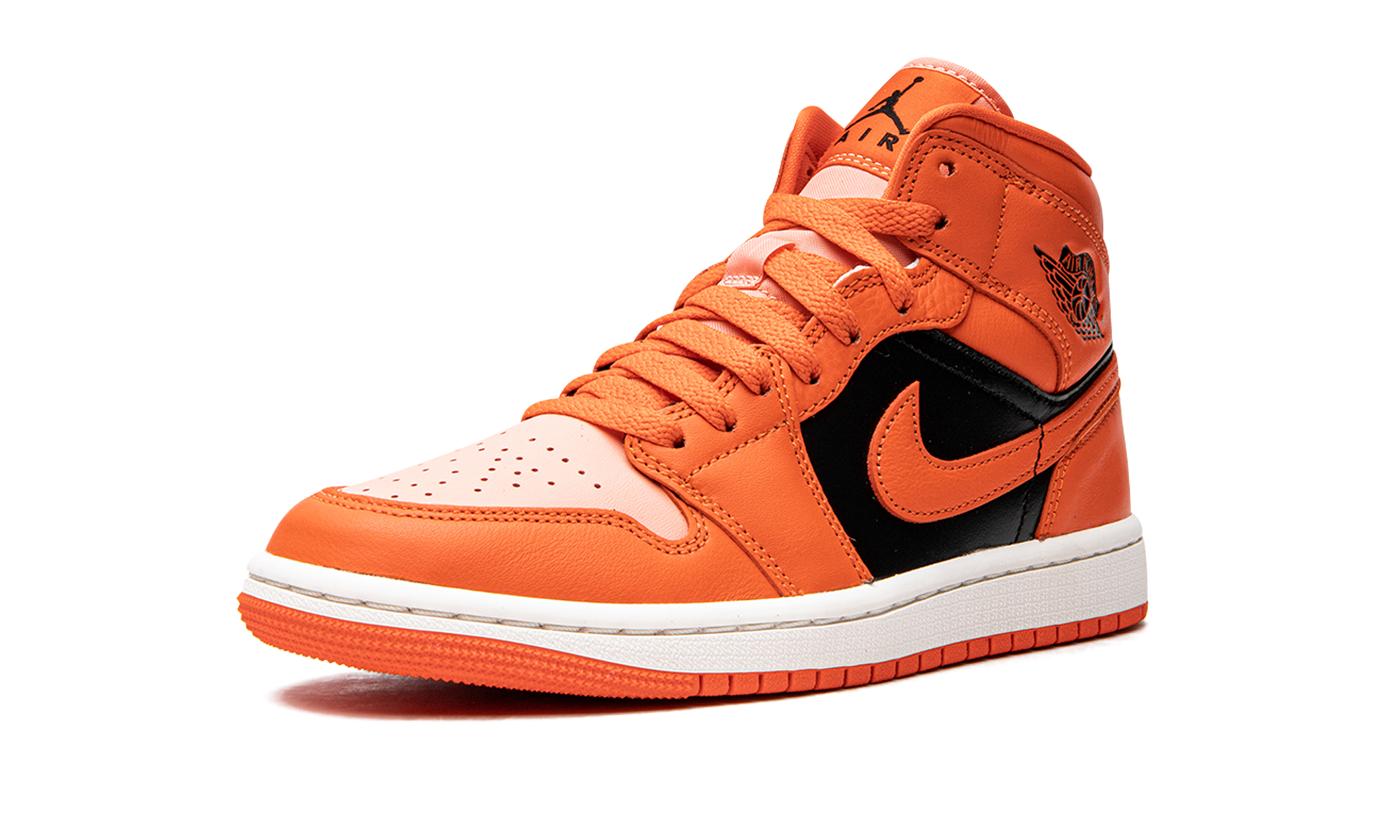 Air Jordan 1 Mid Se Women "Orange / black" DM3381 600