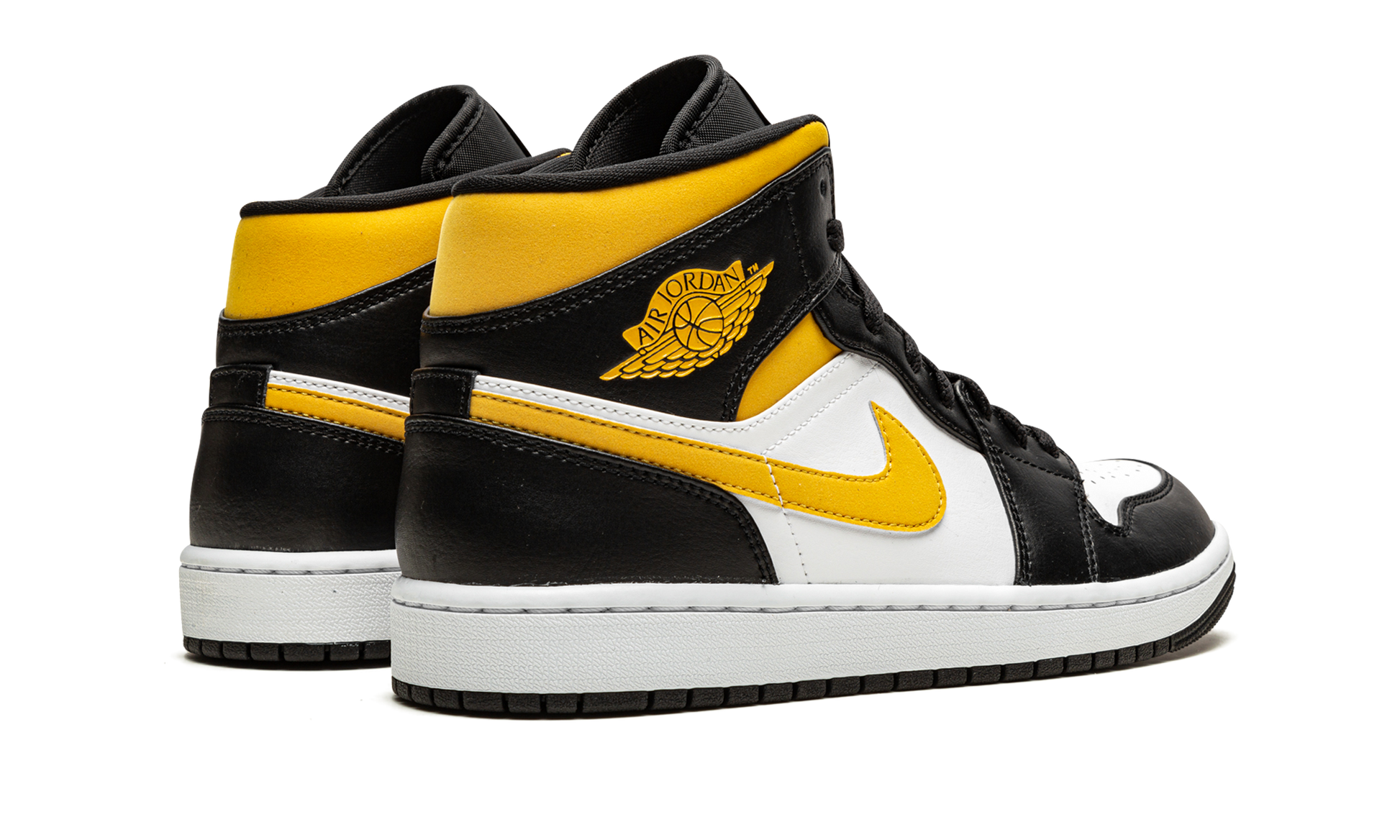 Air Jordan 1 Mid "White / pollen / black" 554724 177