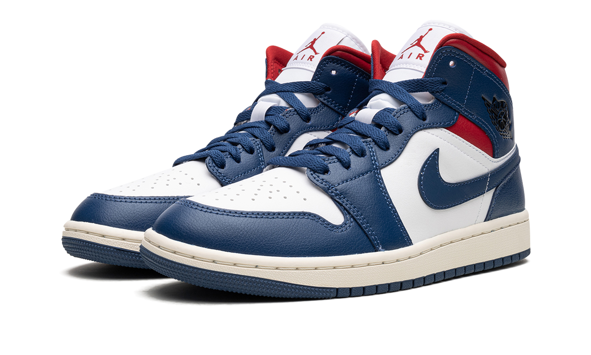 Air Jordan 1 Mid Women "Blue / red" BQ6472 146