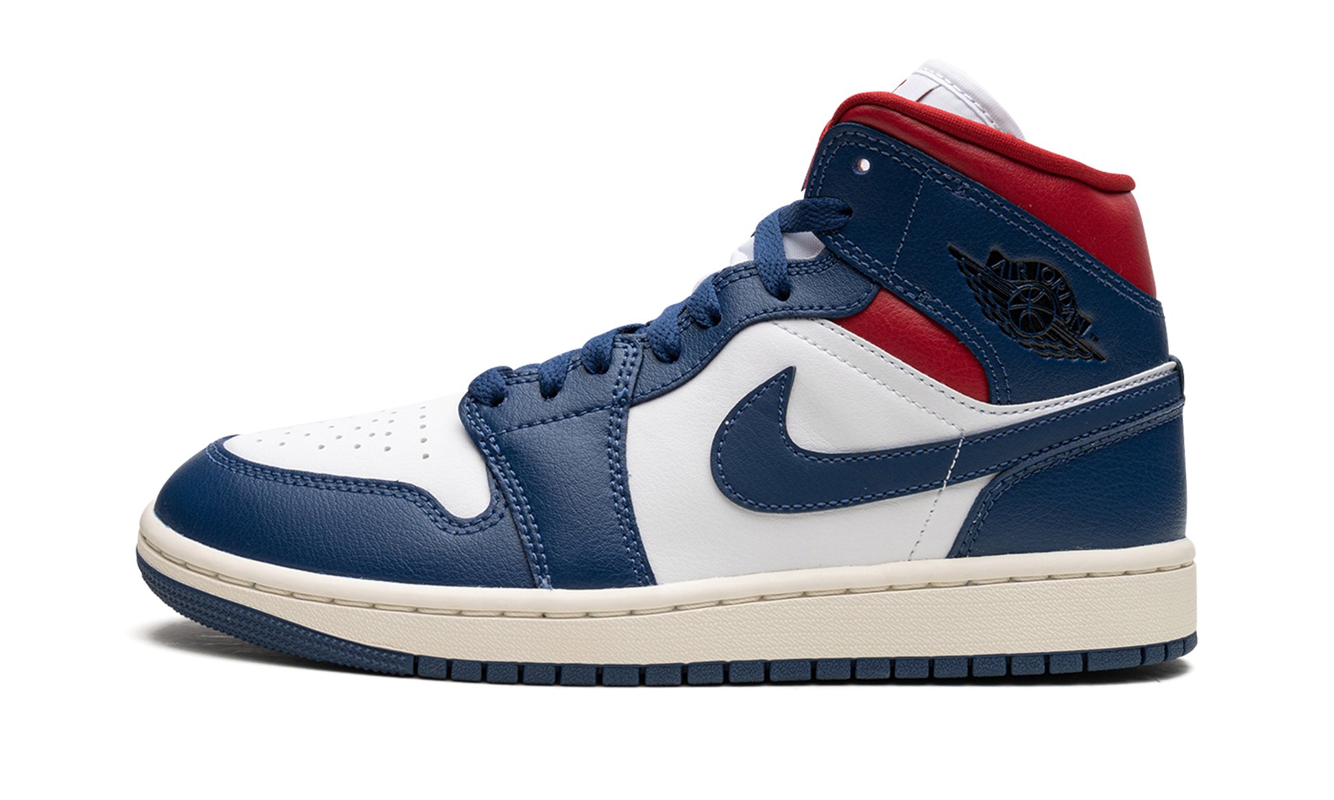 Air Jordan 1 Mid Women "Blue / red" BQ6472 146
