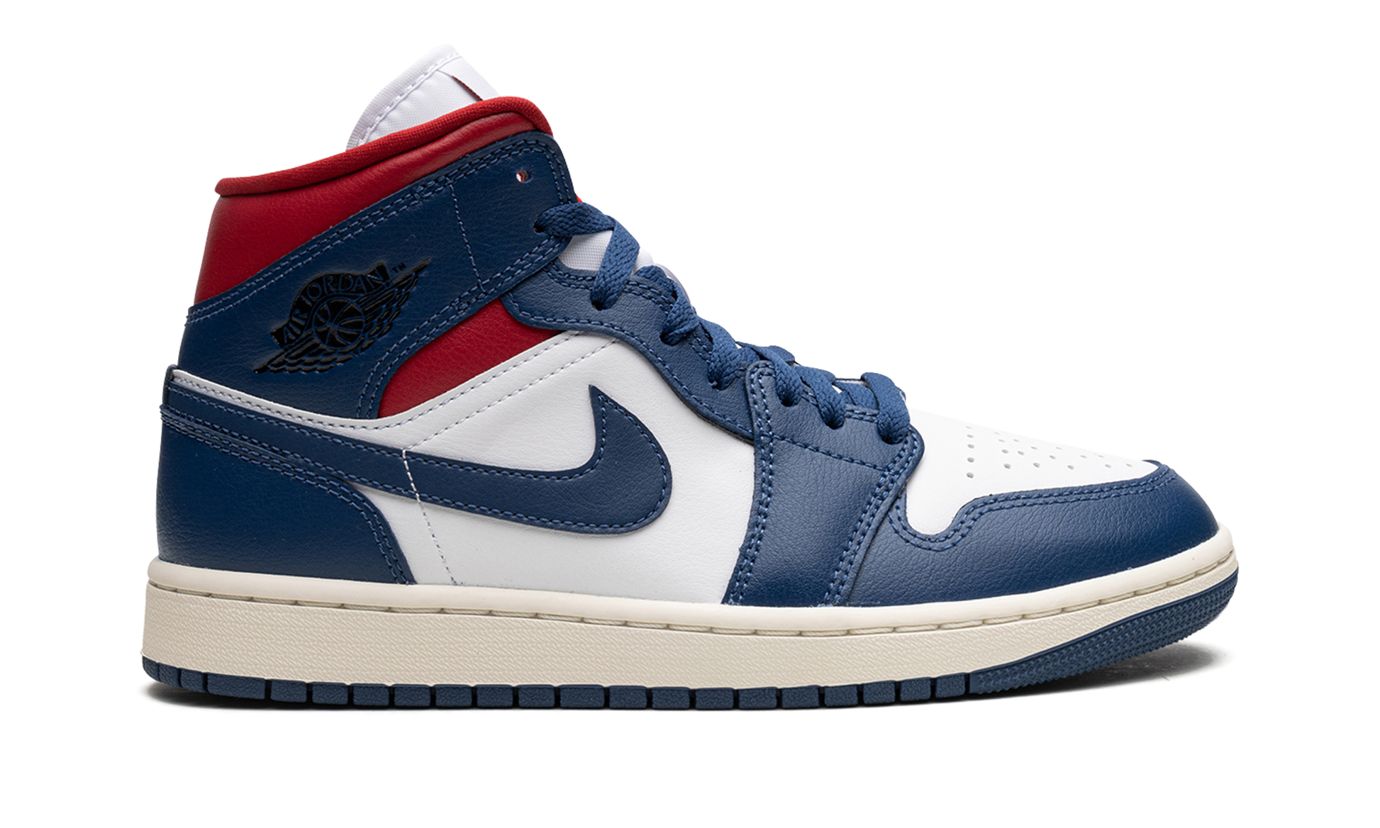 Air Jordan 1 Mid Women "Blue / red" BQ6472 146