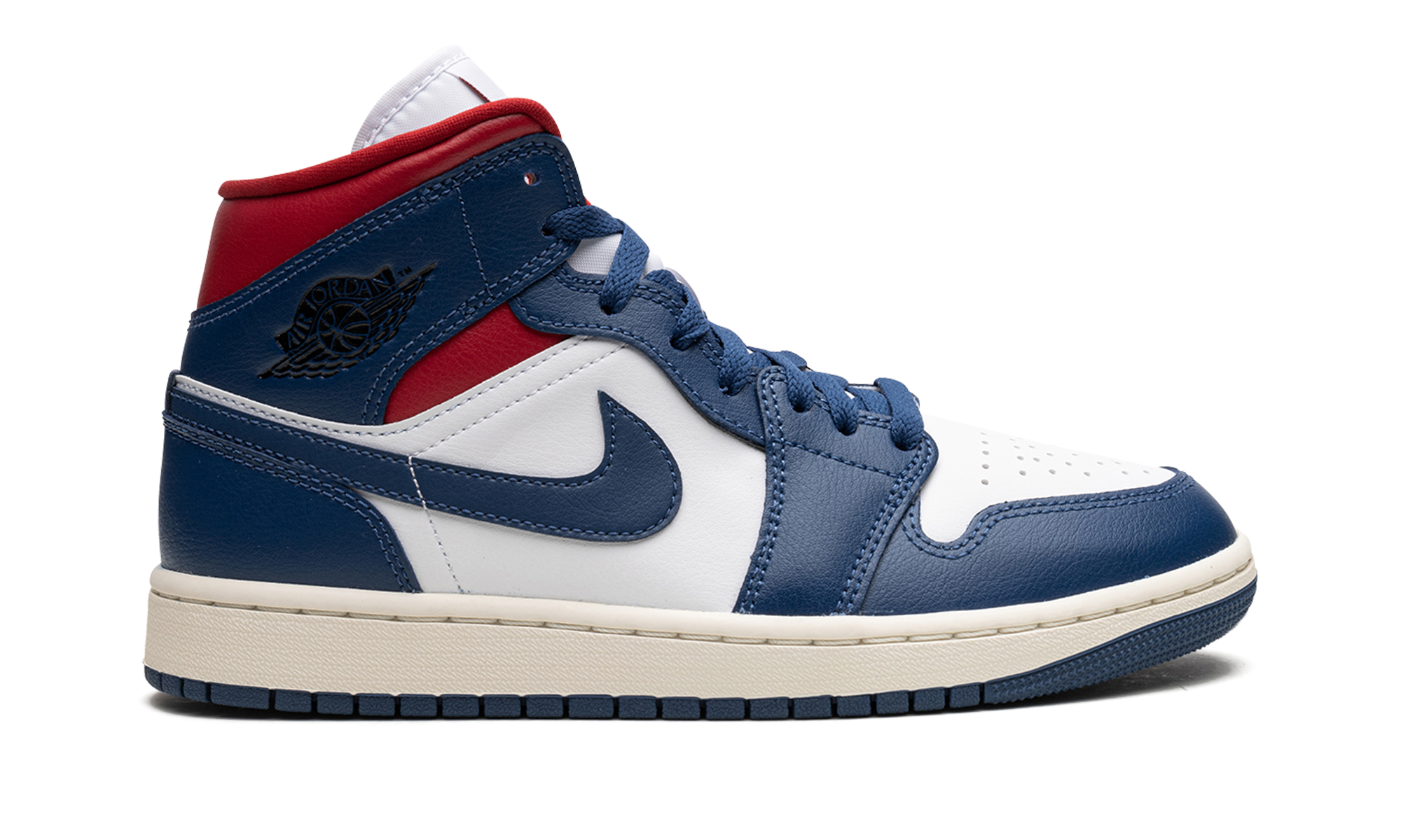 Air Jordan 1 Mid Women "Blue / red" BQ6472 146