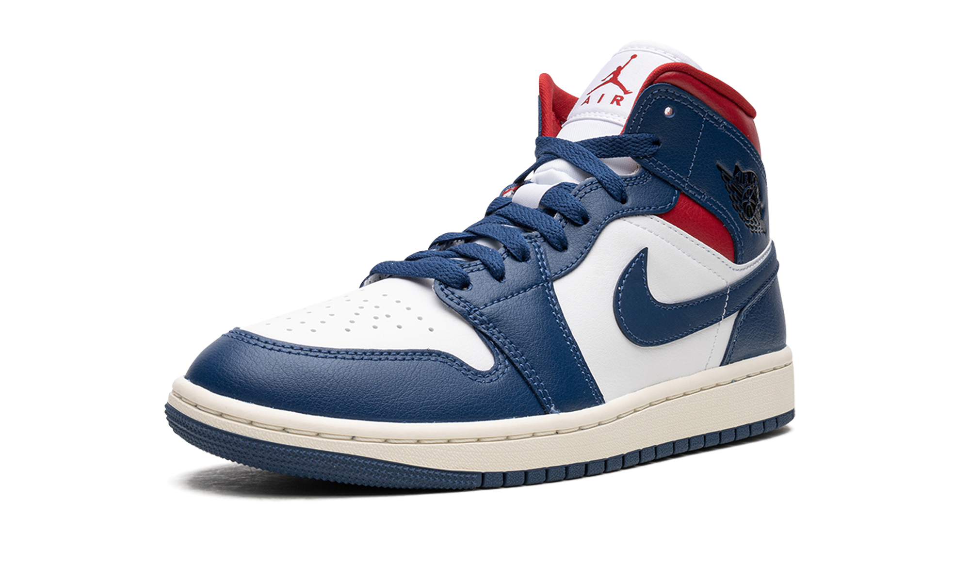 Air Jordan 1 Mid Women "Blue / red" BQ6472 146