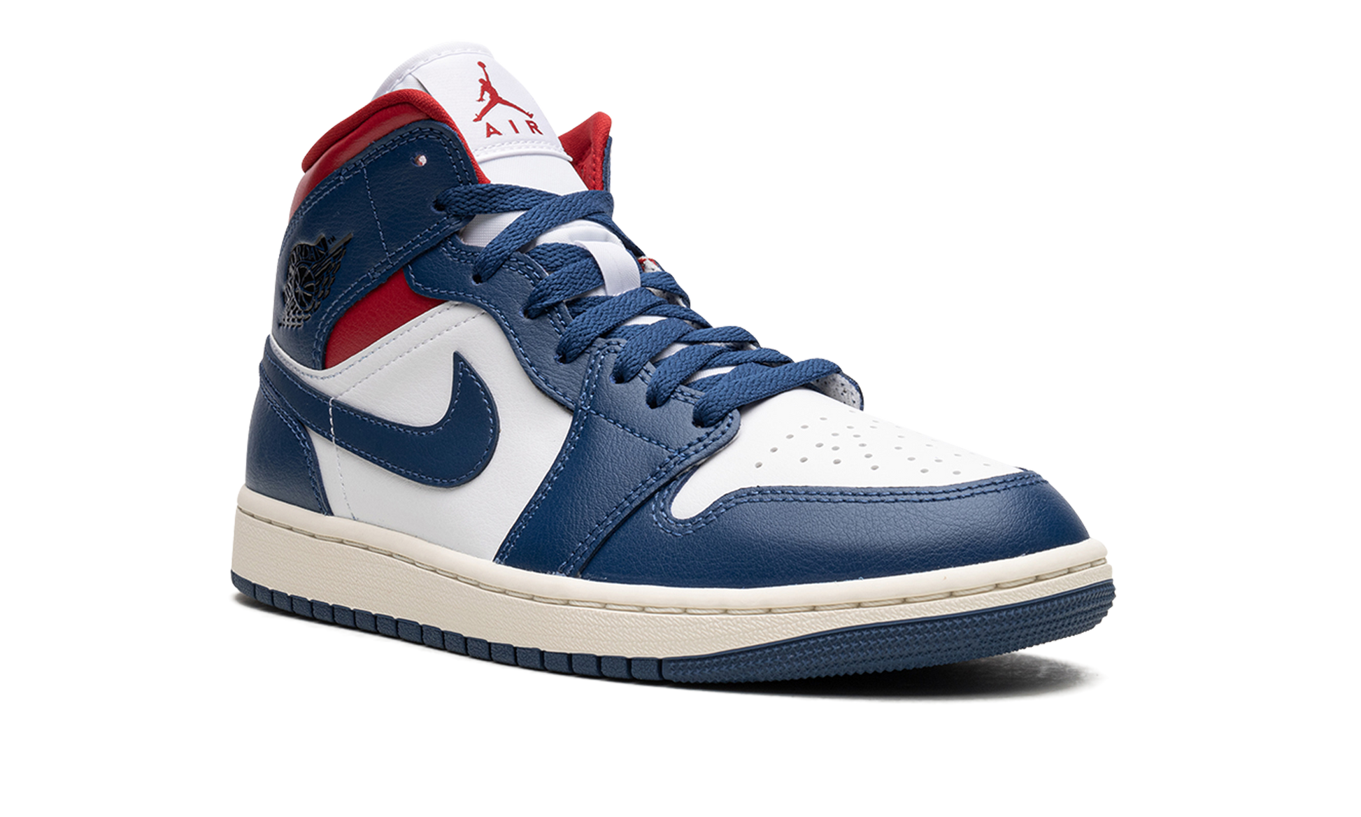 Air Jordan 1 Mid Women "Blue / red" BQ6472 146