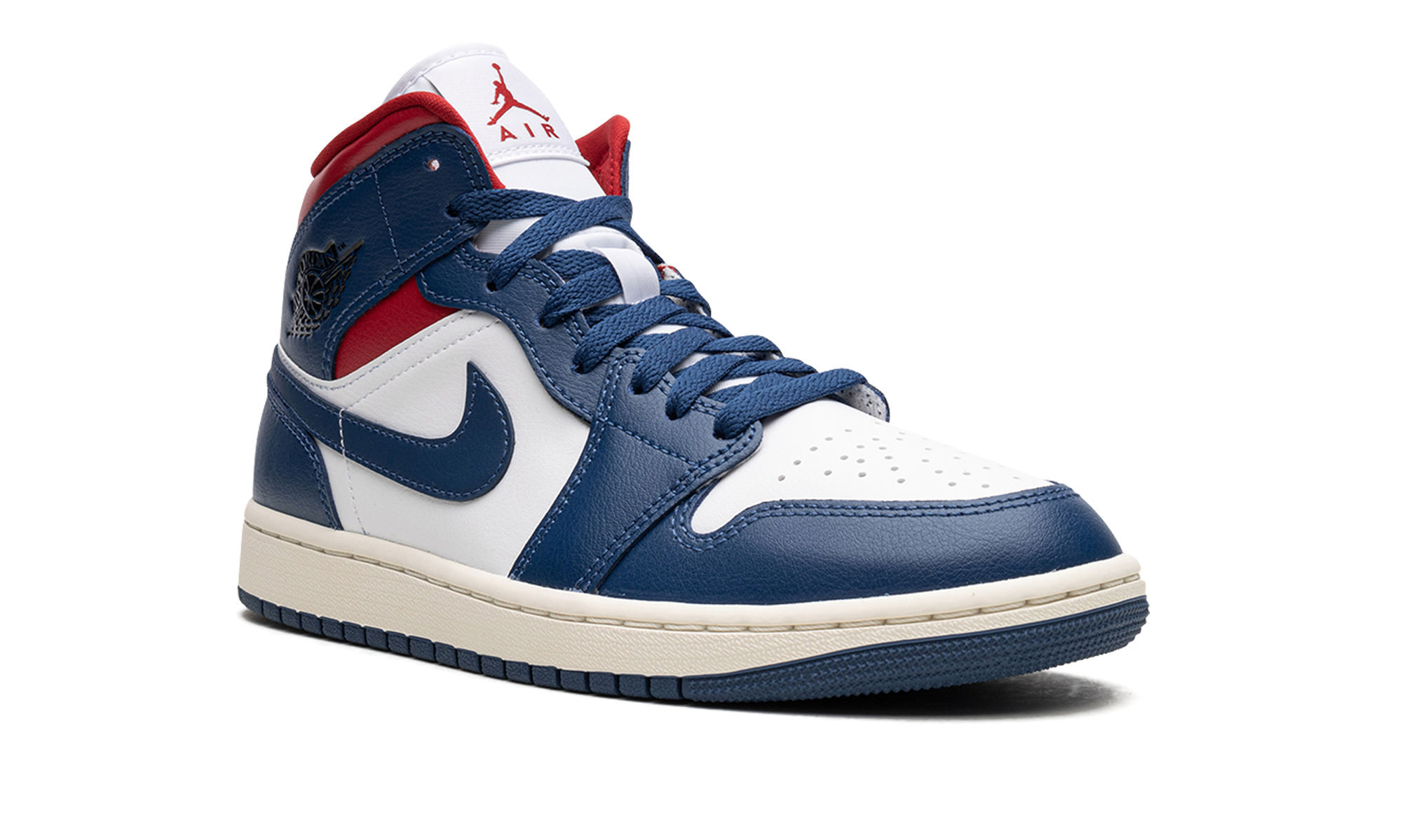 Air Jordan 1 Mid Women "Blue / red" BQ6472 146