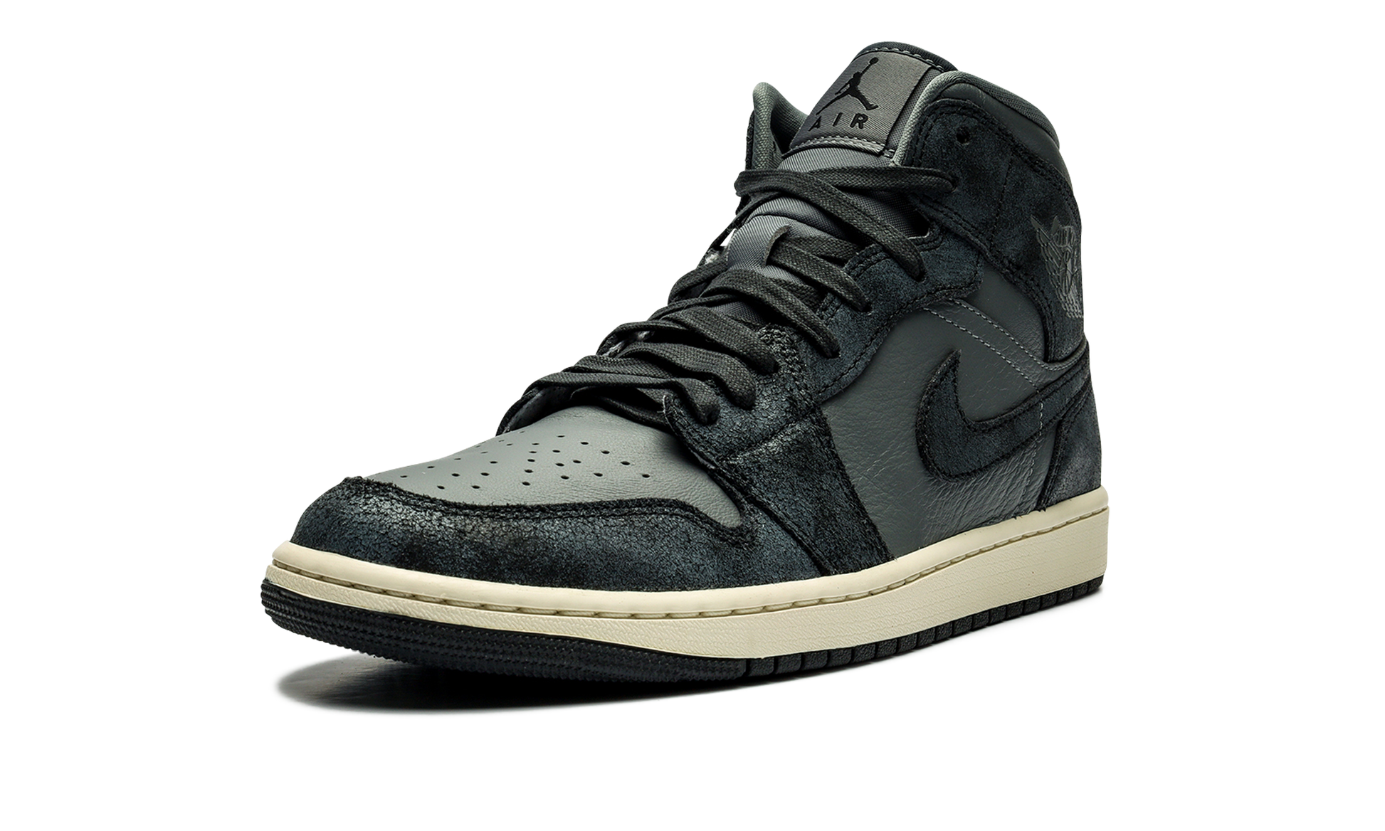 Air Jordan 1 Mid Women "Distressed smoke grey" FJ3448 001