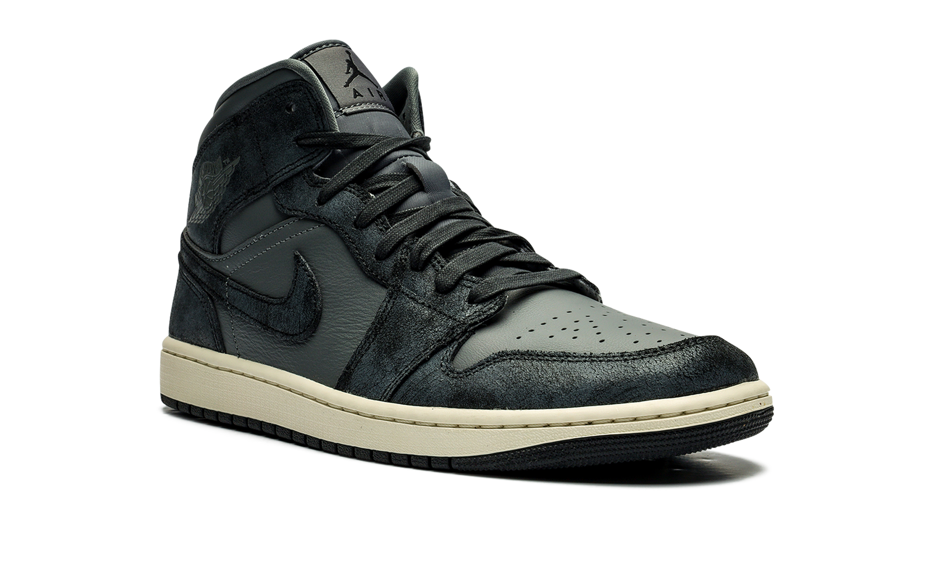 Air Jordan 1 Mid Women "Distressed smoke grey" FJ3448 001