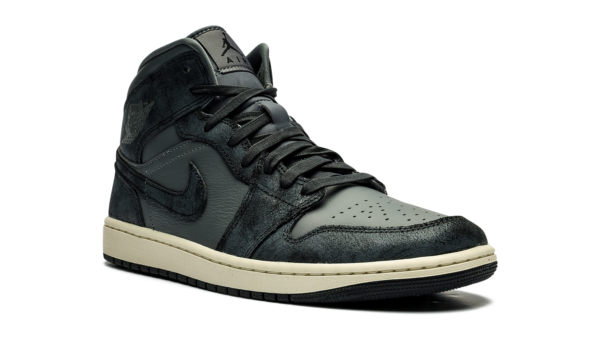 Air Jordan 1 Mid Women "Distressed smoke grey" FJ3448 001