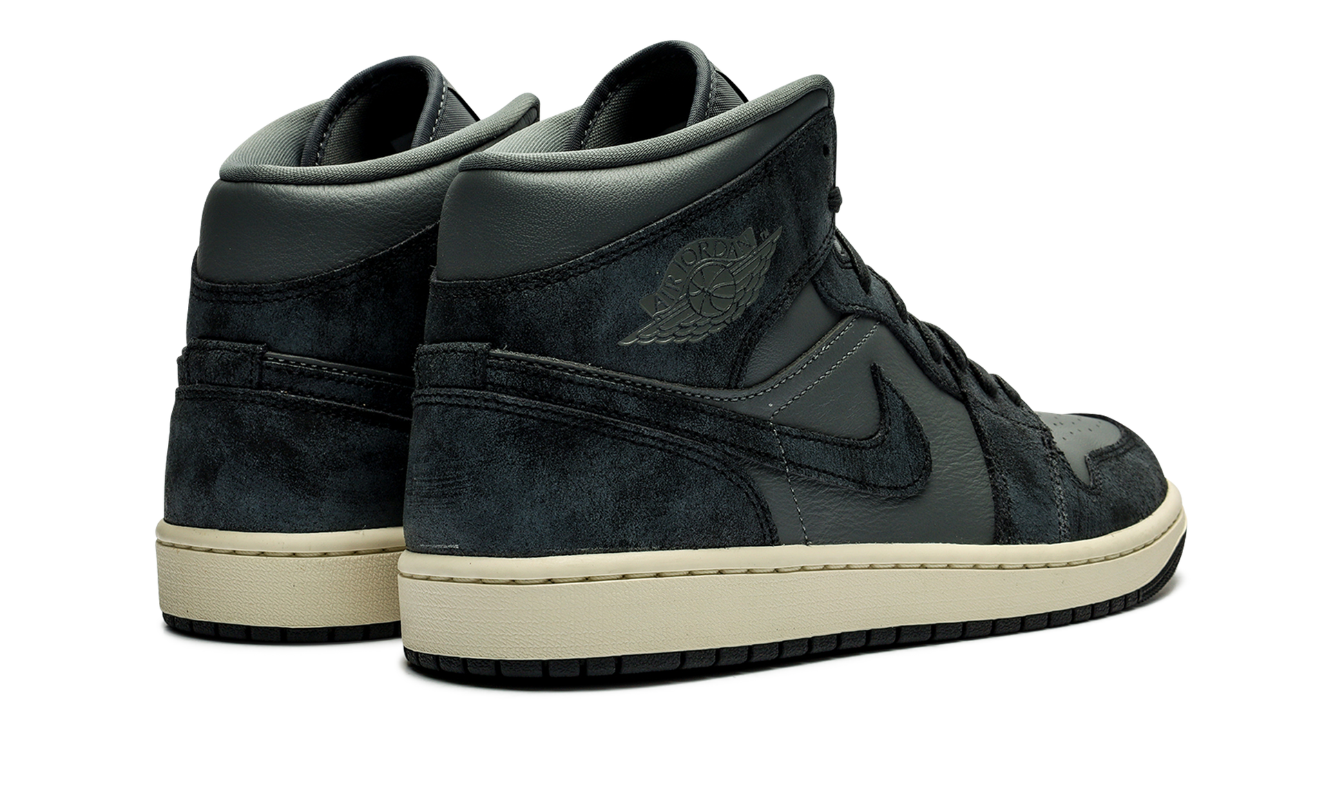 Air Jordan 1 Mid Women "Distressed smoke grey" FJ3448 001
