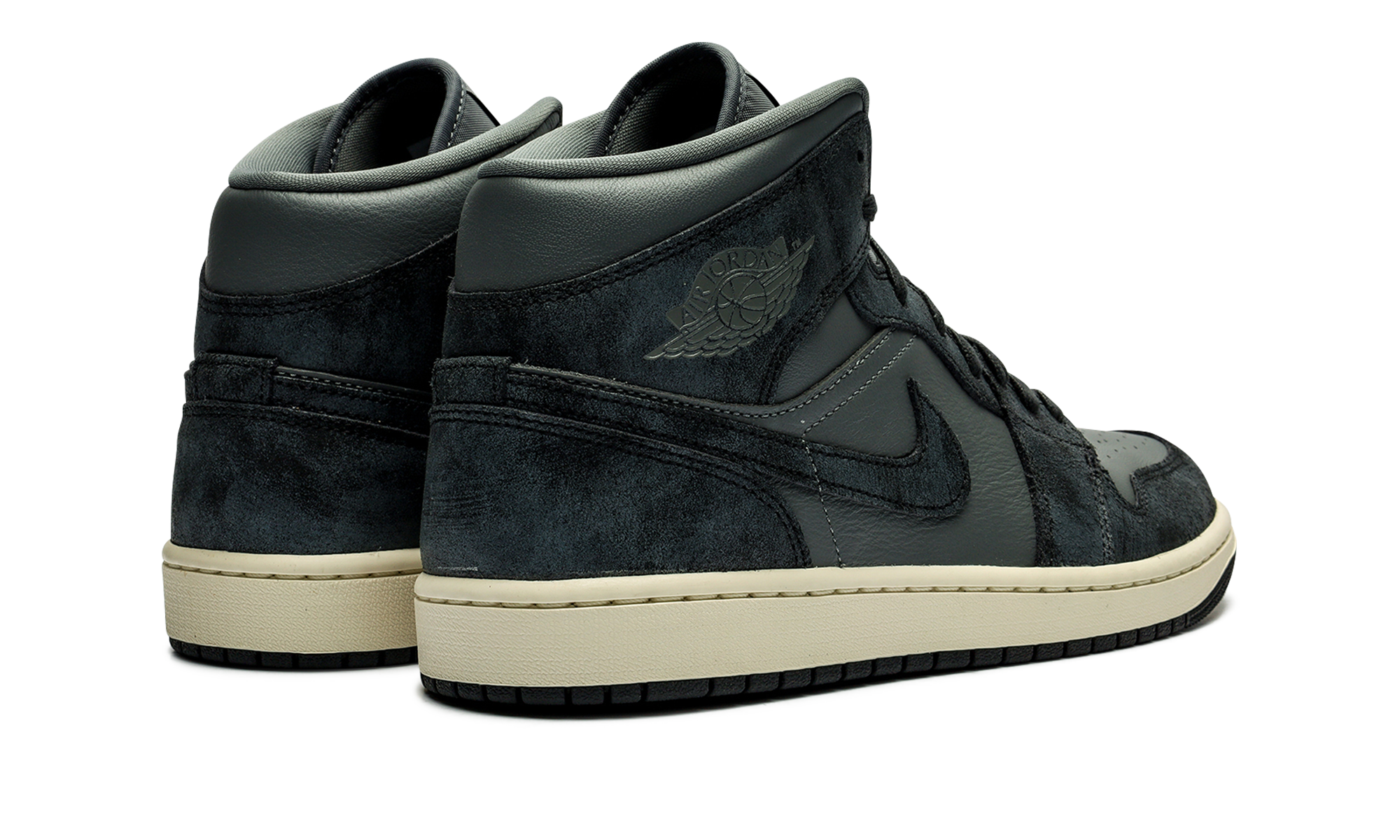 Air Jordan 1 Mid Women "Distressed smoke grey" FJ3448 001