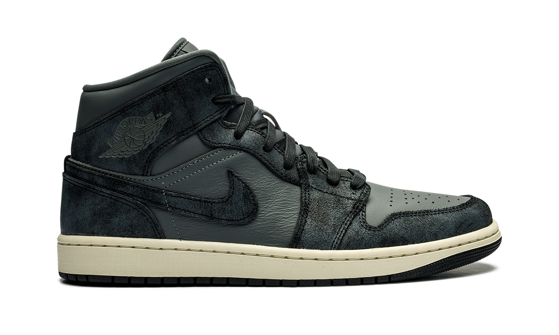 Air Jordan 1 Mid Women "Distressed smoke grey" FJ3448 001