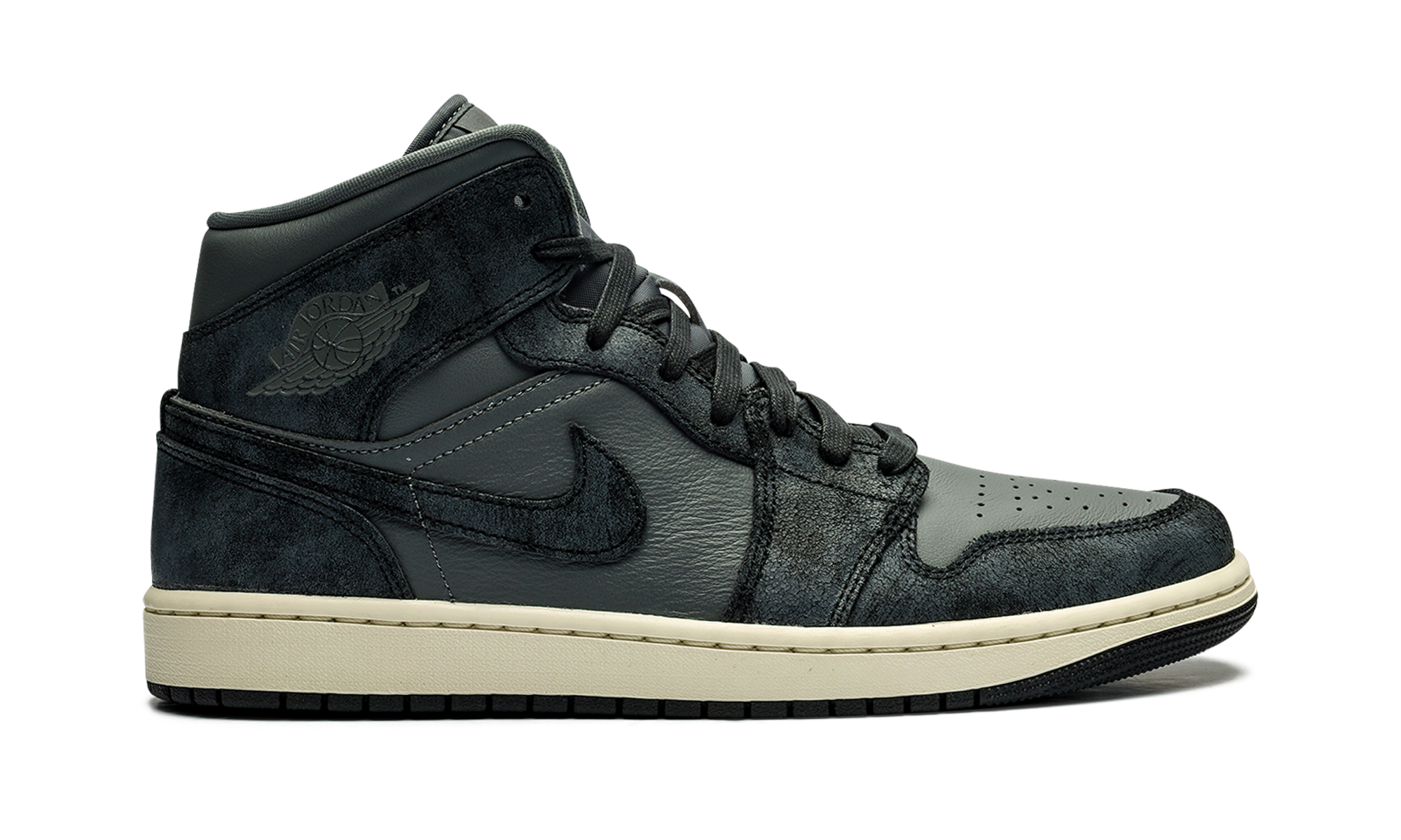 Air Jordan 1 Mid Women "Distressed smoke grey" FJ3448 001