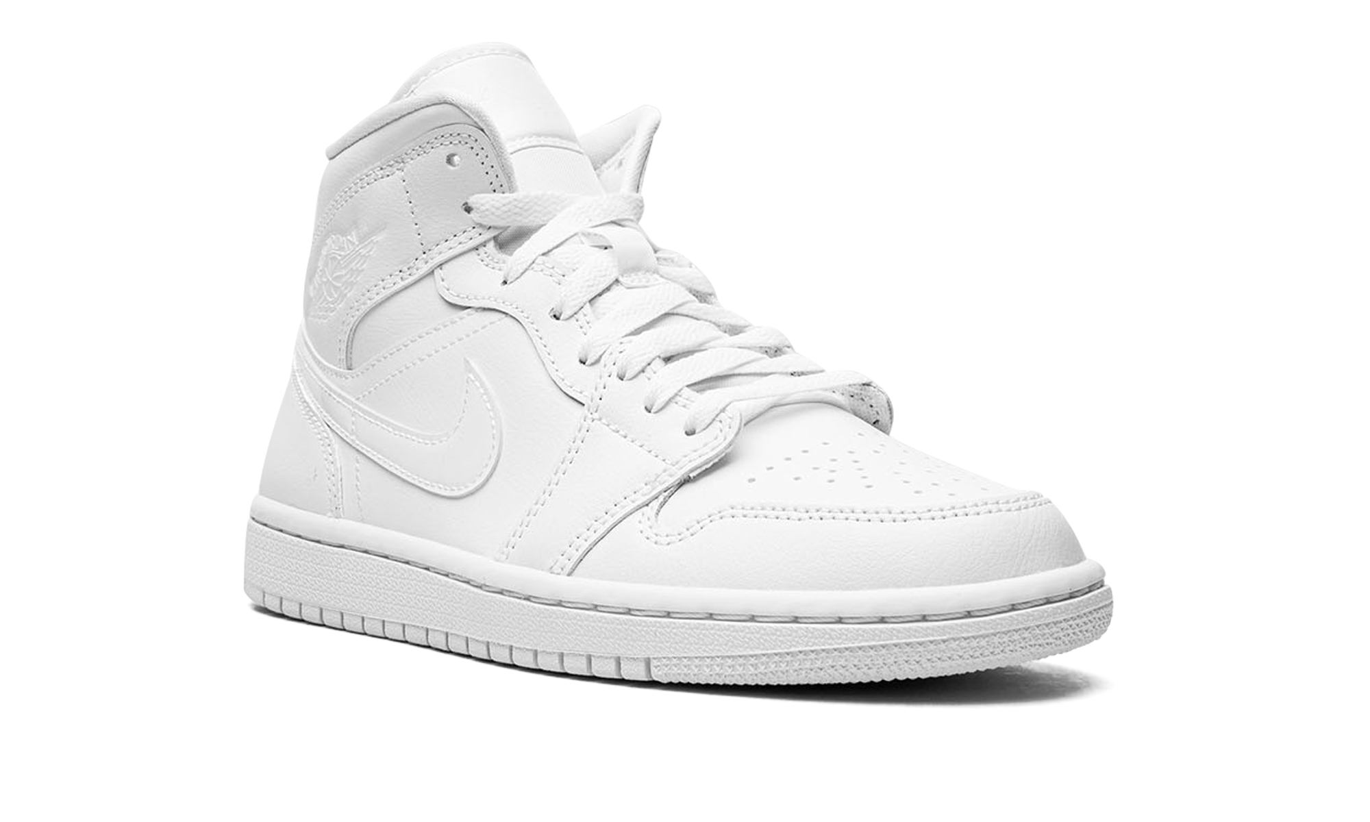 Air Jordan 1 Mid Women "Triple white 2022" DV0991 111