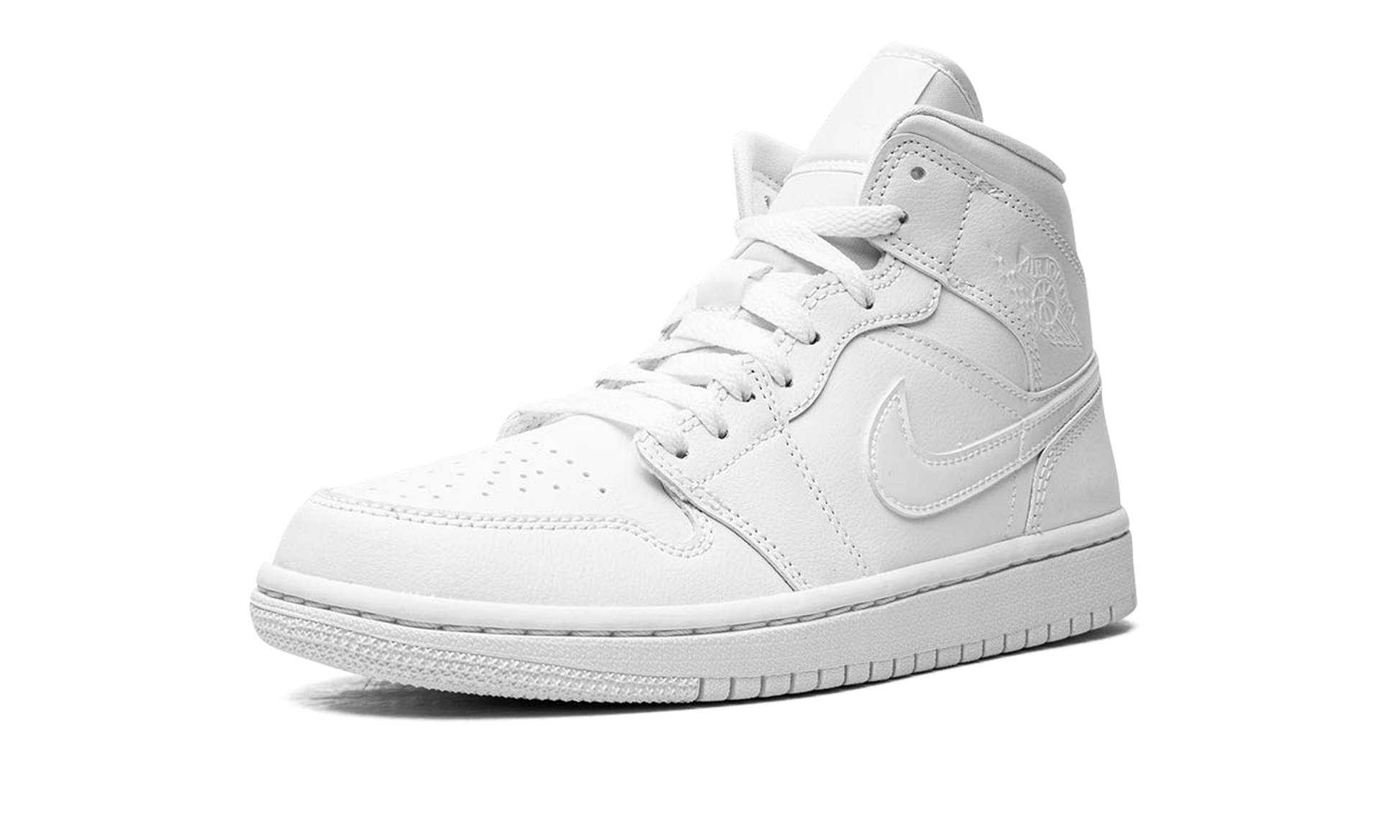 Air Jordan 1 Mid Women "Triple white 2022" DV0991 111