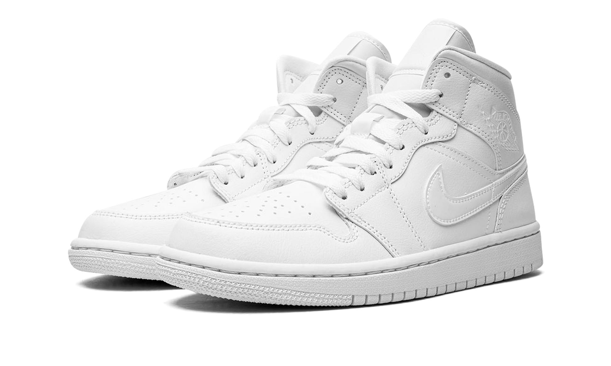 Air Jordan 1 Mid Women "Triple white 2022" DV0991 111