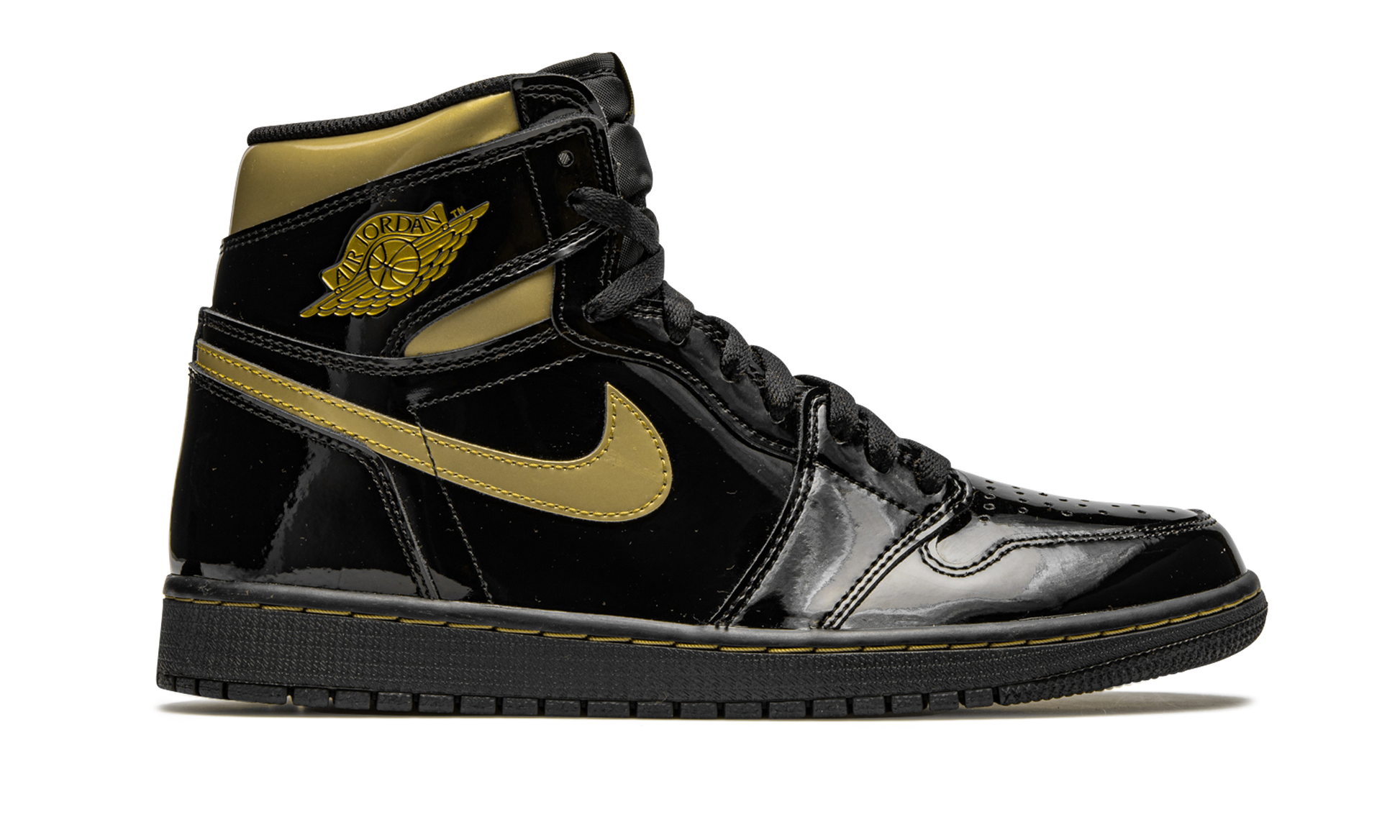 Air Jordan 1 RETRO High OG "Black Metallic Gold"