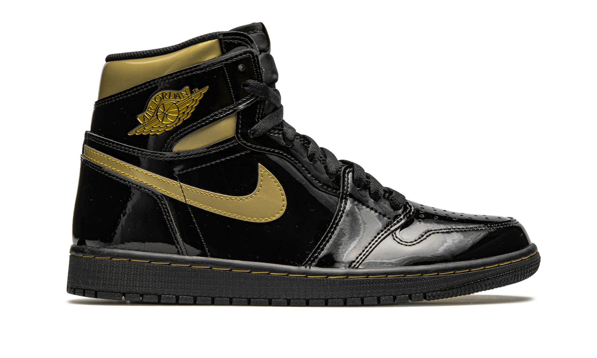Air Jordan 1 RETRO High OG "Black Metallic Gold"