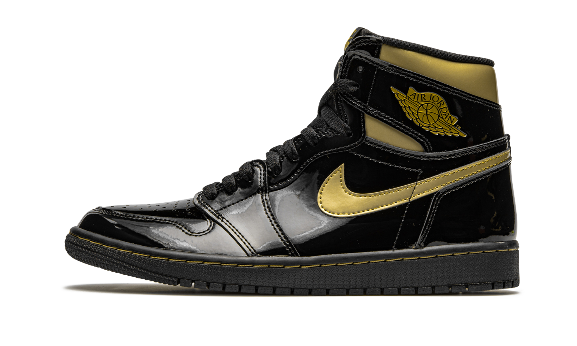 Air Jordan 1 RETRO High OG "Black Metallic Gold"