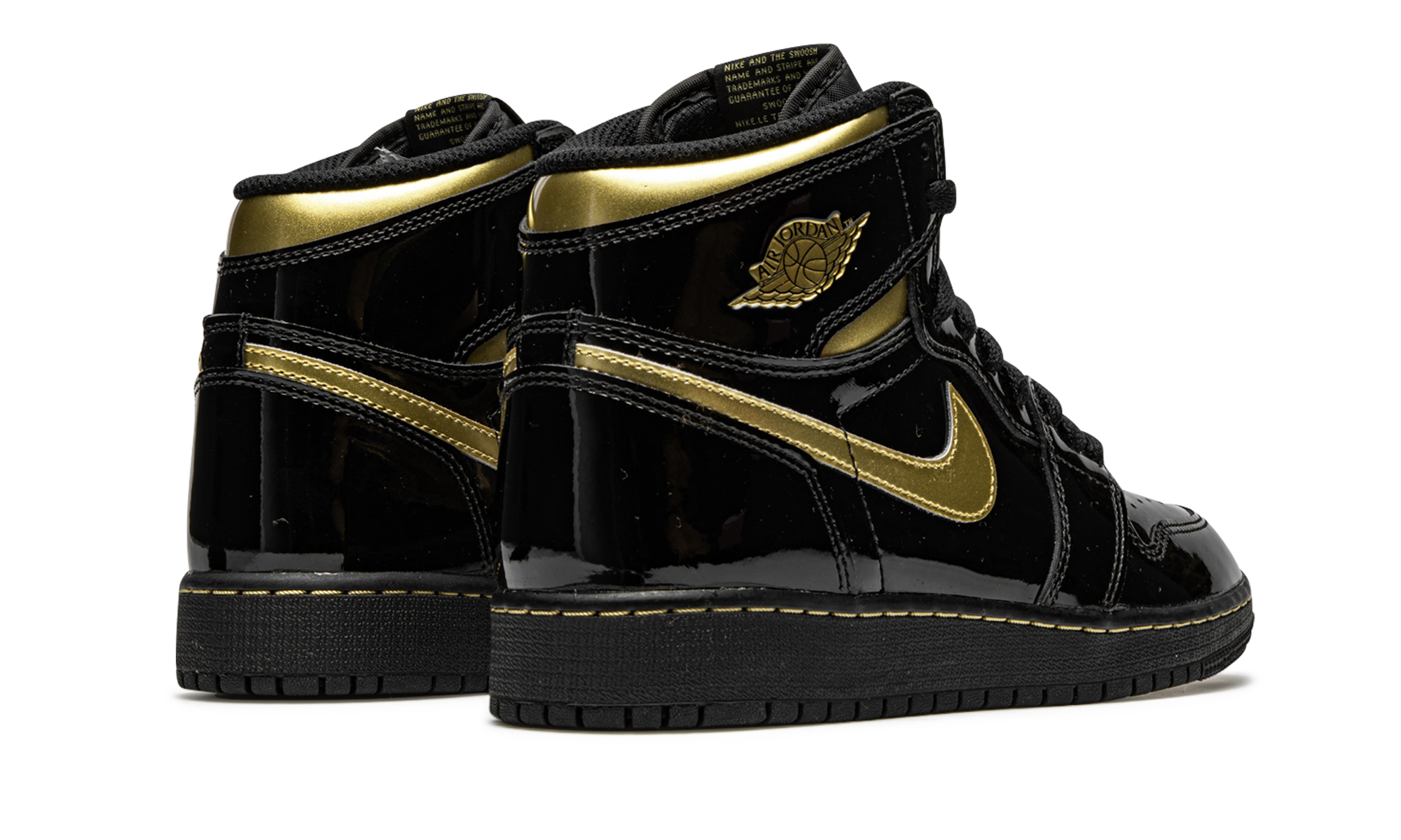 Air Jordan 1 RETRO High OG GS "Black metallic gold" 575441 032