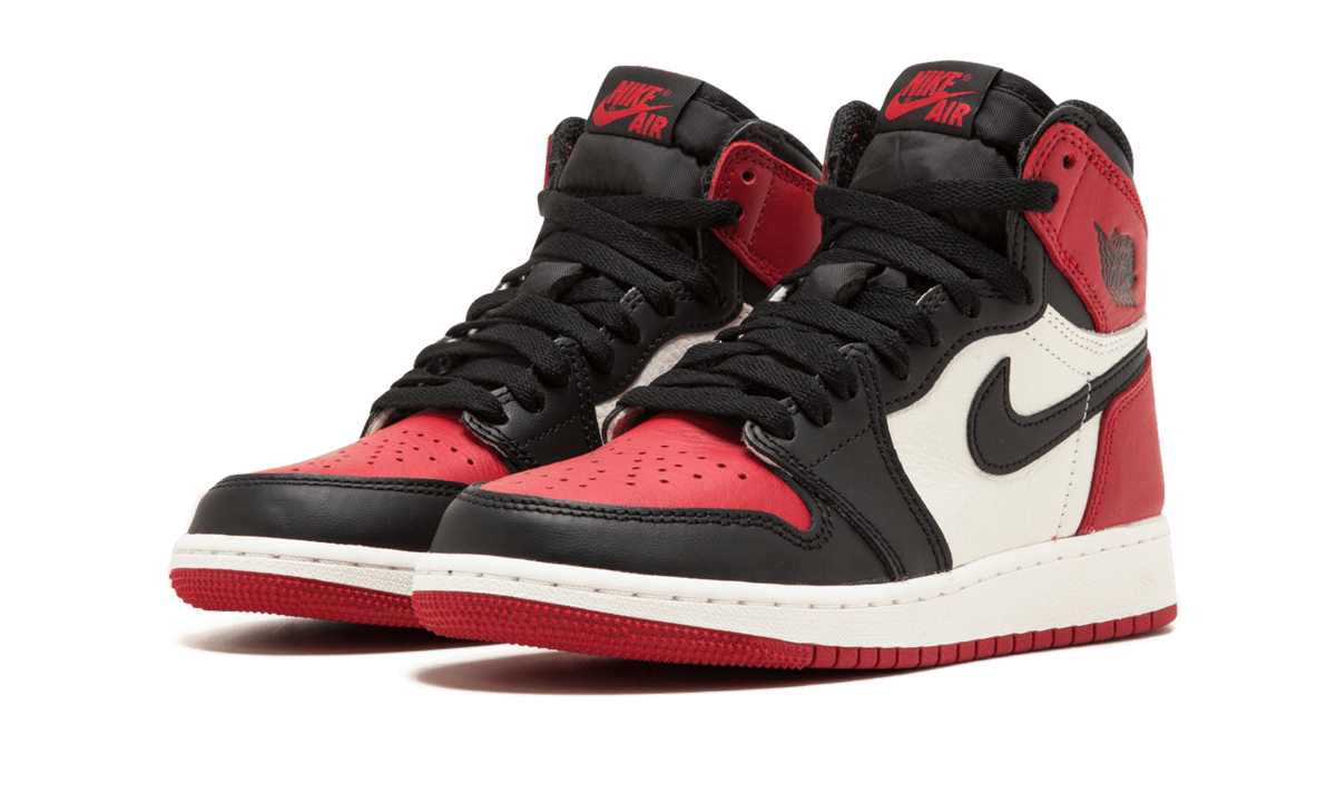 Air Jordan 1 RETRO High OG GS "Bred toe" 575441 610