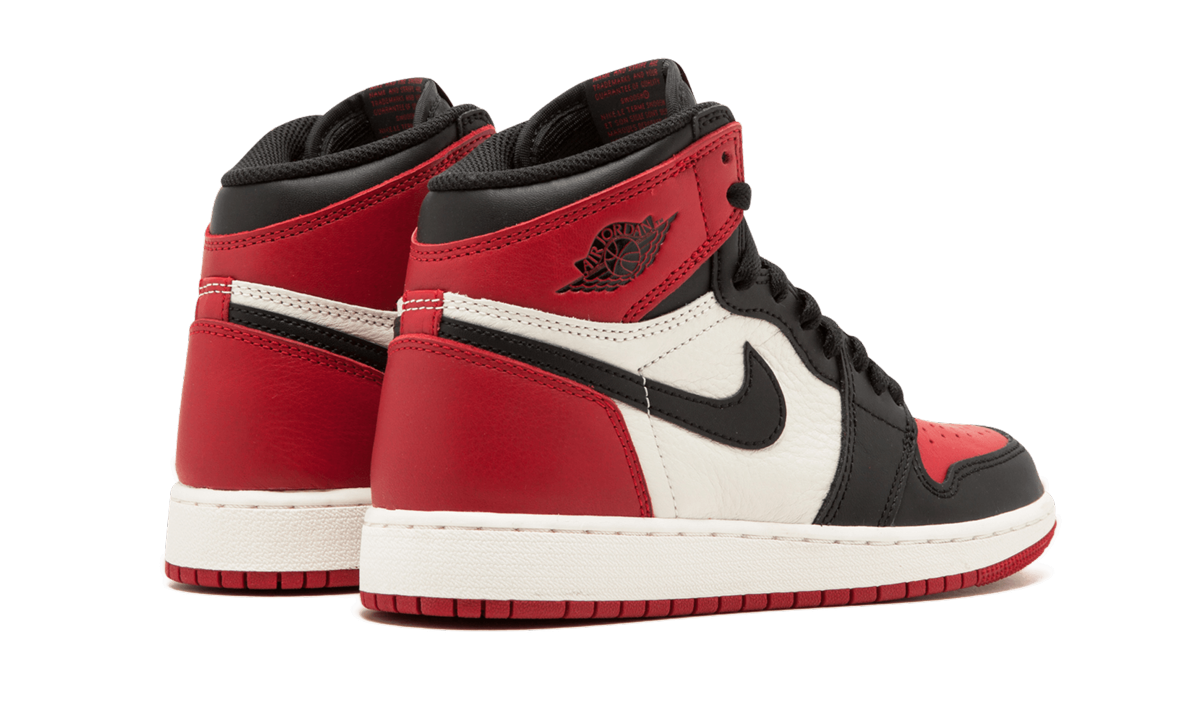 Air Jordan 1 RETRO High OG GS "Bred toe" 575441 610