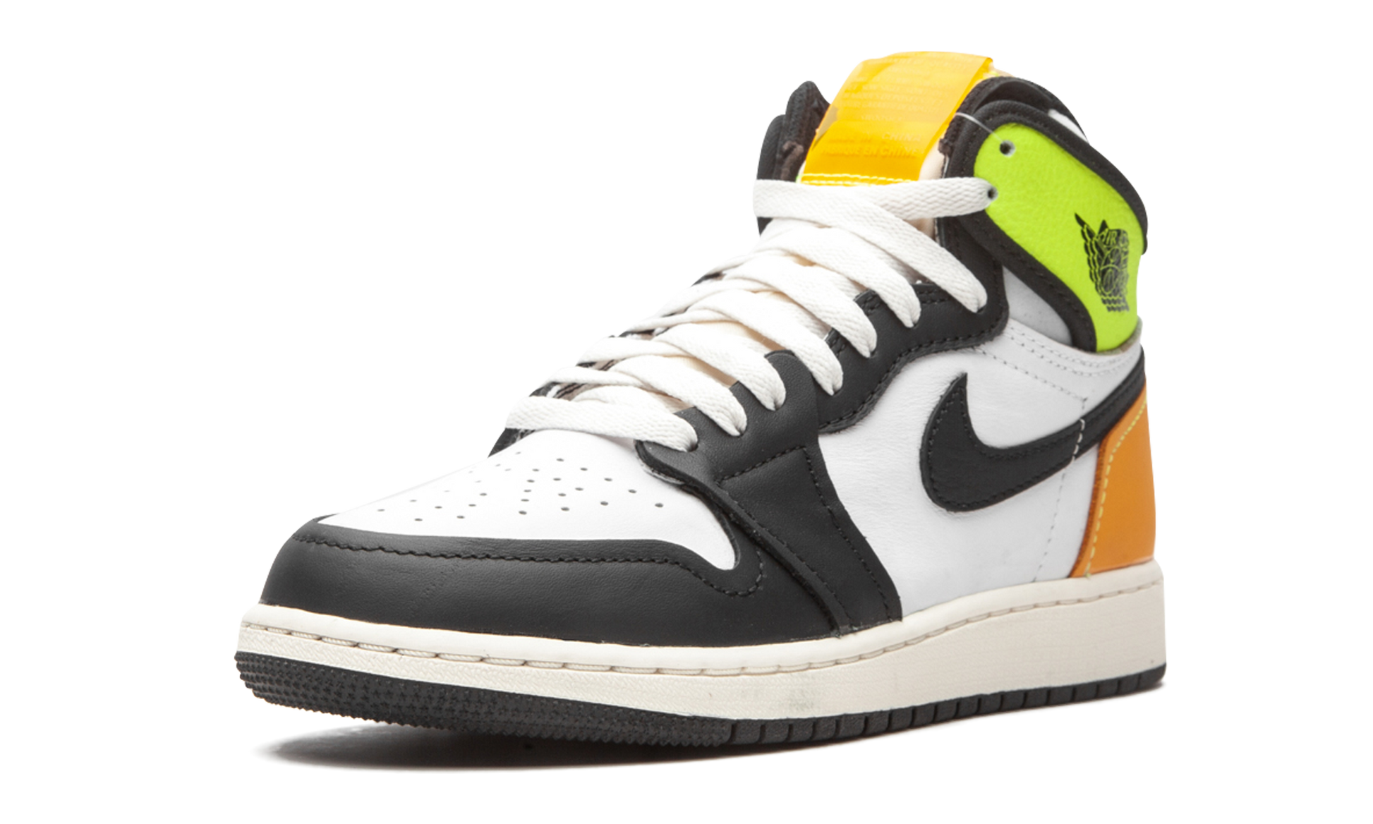 Air Jordan 1 RETRO High OG GS "Volt gold" 575441 118