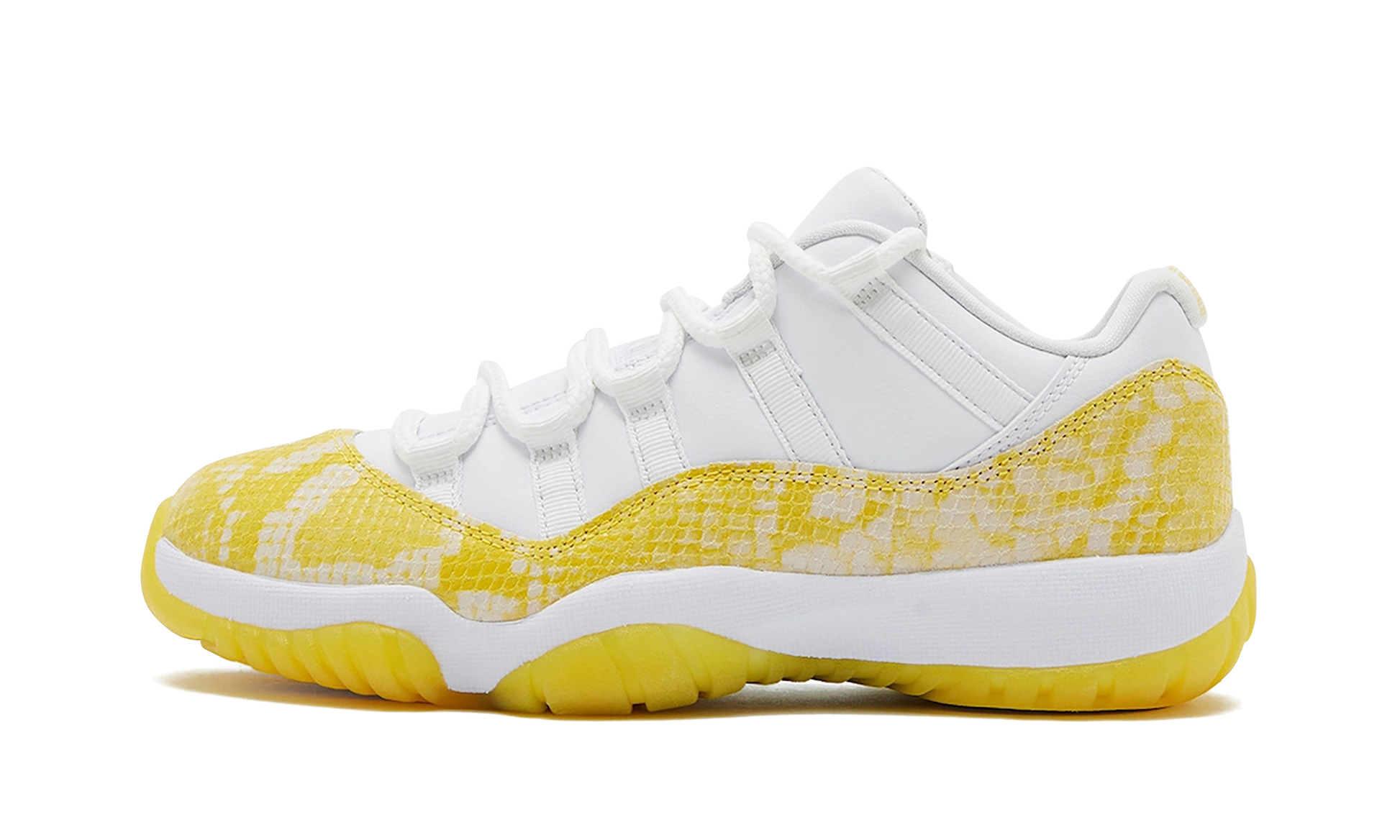 Air Jordan 11 Low Women "Yellow snakeskin" AH7860 107