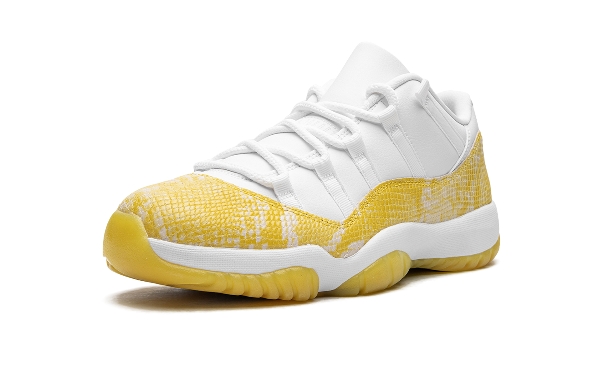 Air Jordan 11 Low Women "Yellow snakeskin" AH7860 107