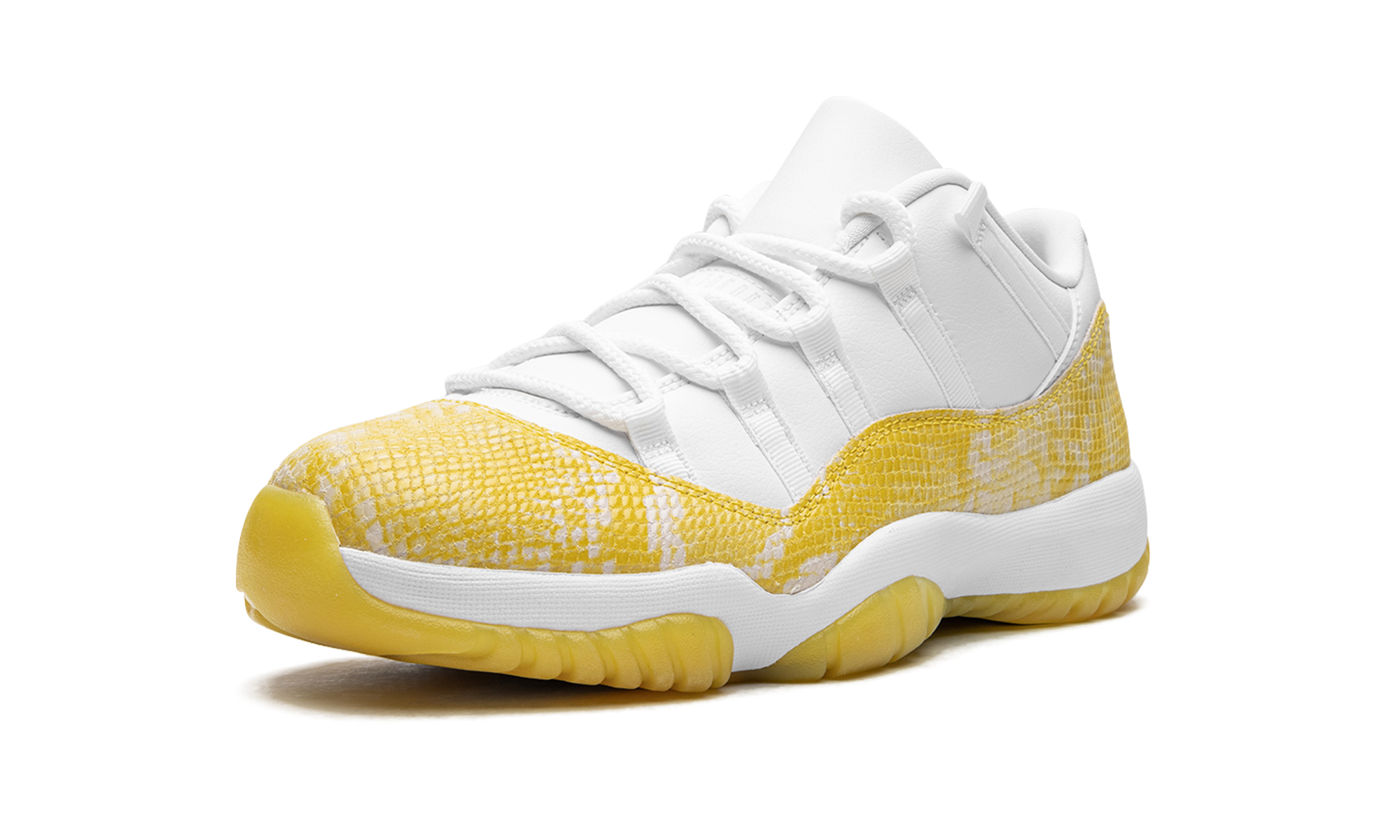 Air Jordan 11 Low Women "Yellow snakeskin" AH7860 107
