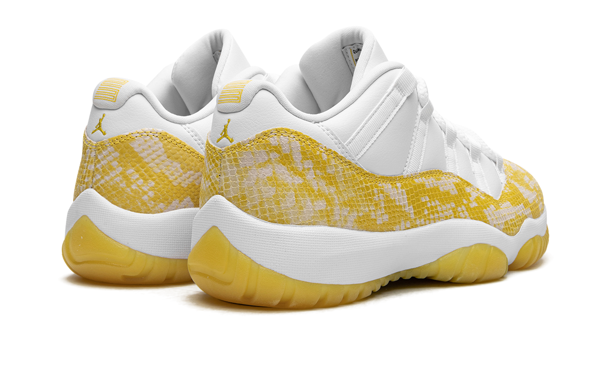 Air Jordan 11 Low Women "Yellow snakeskin" AH7860 107