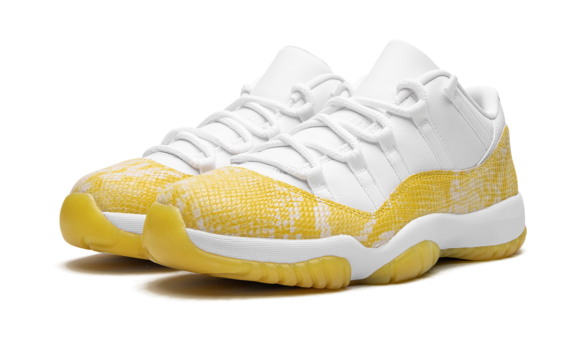 Air Jordan 11 Low Women "Yellow snakeskin" AH7860 107