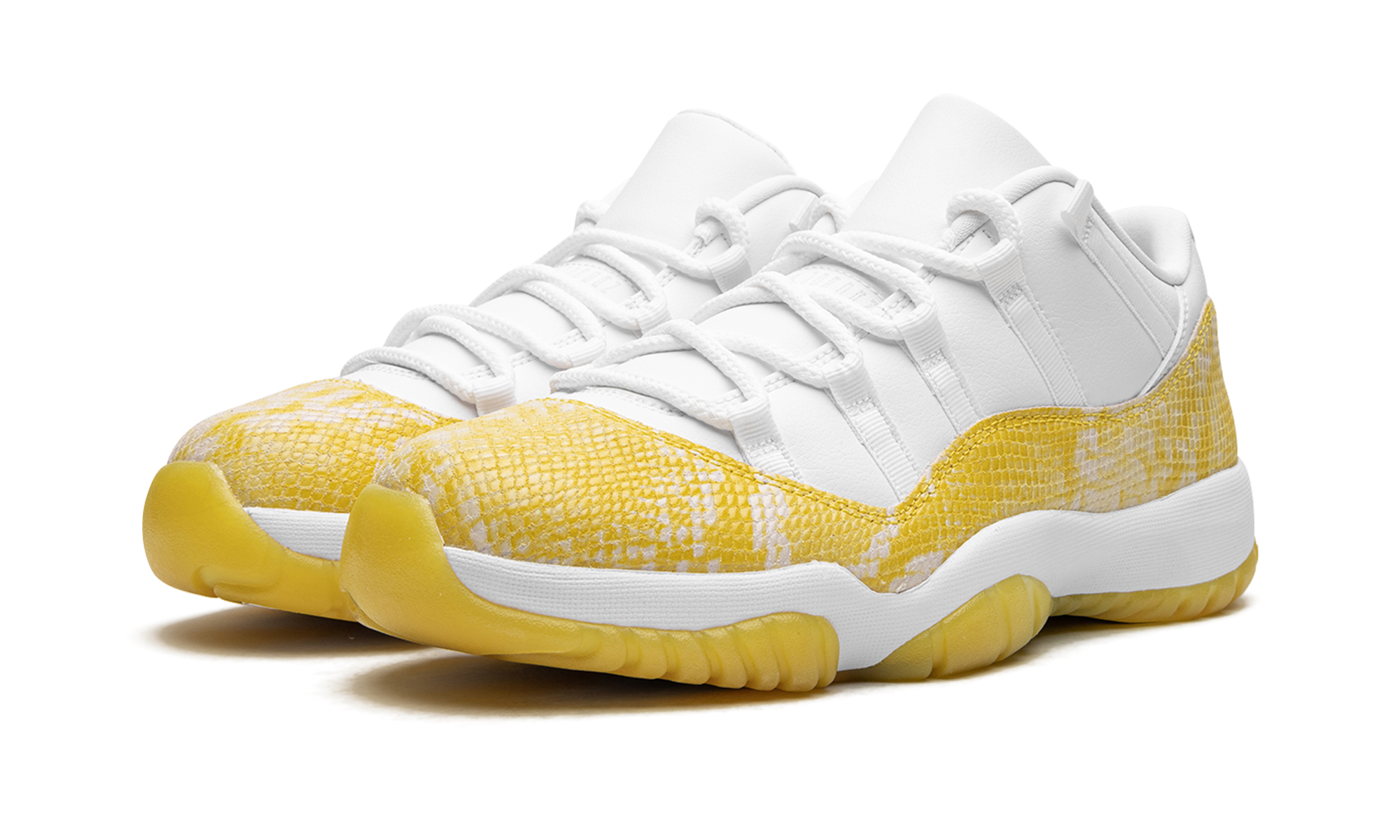 Air Jordan 11 Low Women "Yellow snakeskin" AH7860 107