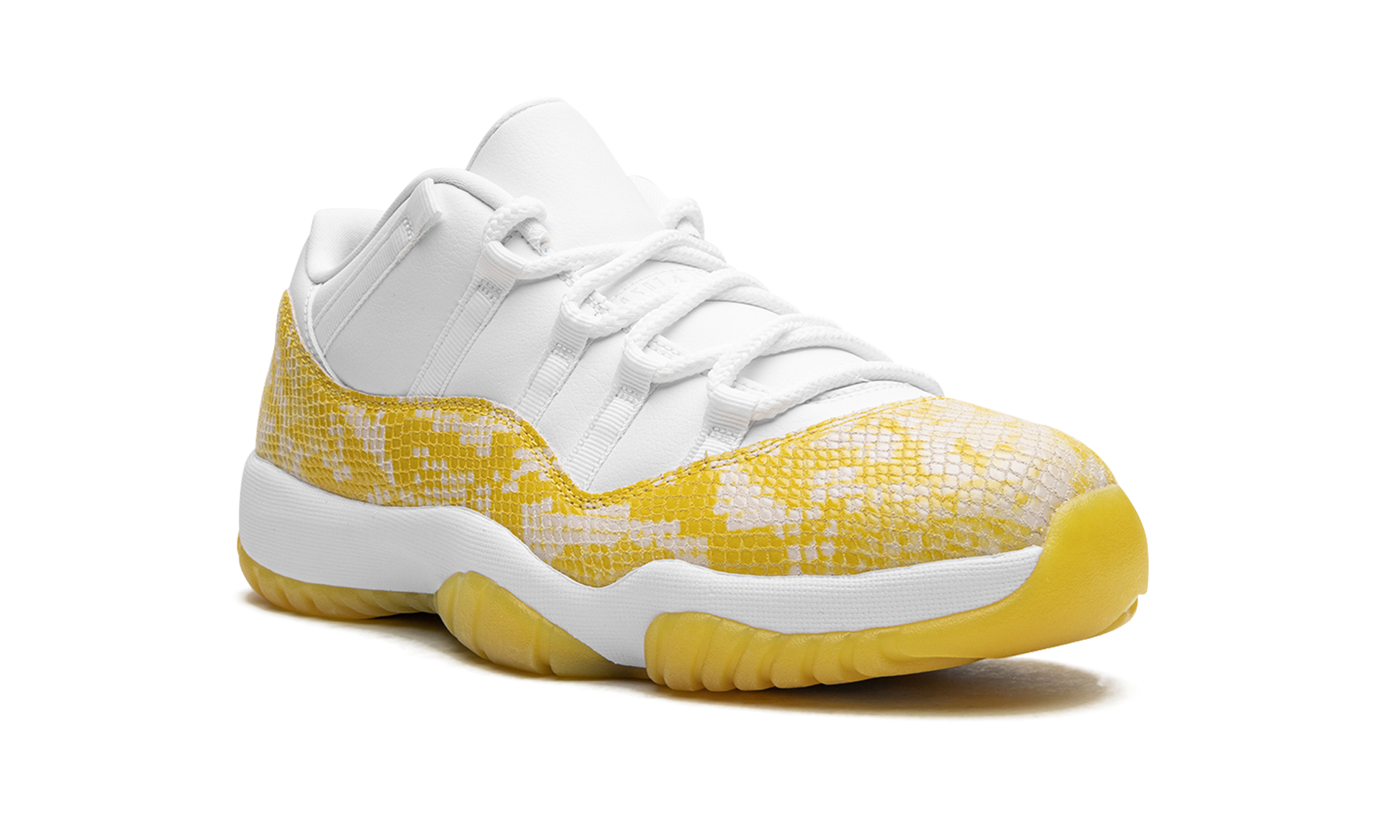 Air Jordan 11 Low Women "Yellow snakeskin" AH7860 107