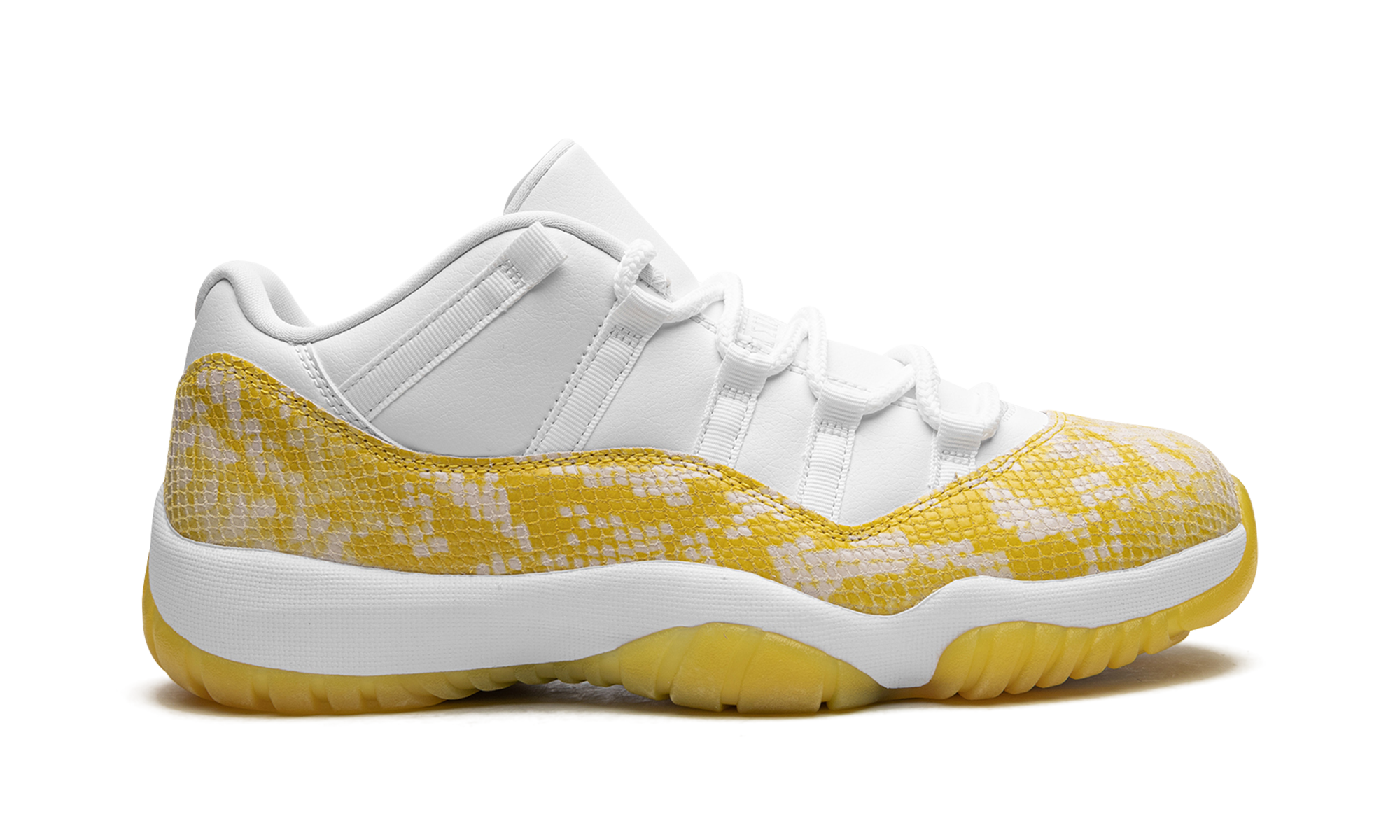 Air Jordan 11 Low Women "Yellow snakeskin" AH7860 107