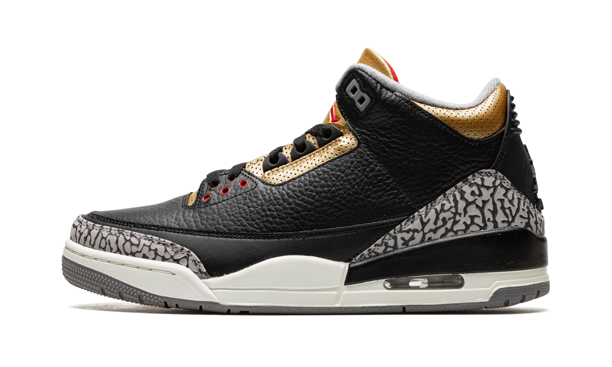 Air Jordan 3 Women "Black Cement Gold"