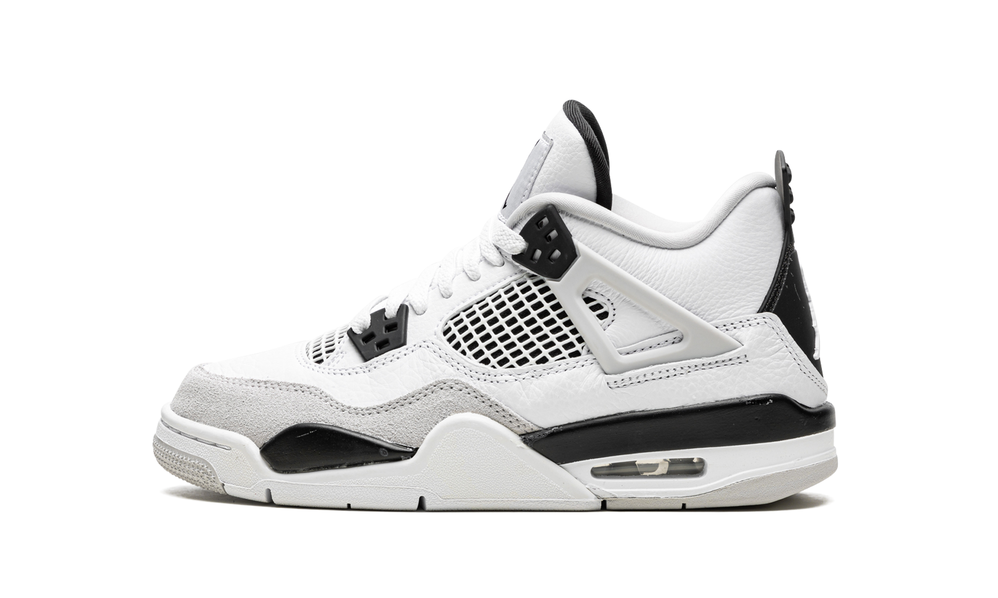 Air Jordan 4 RETRO GS "Military black" 408452 111
