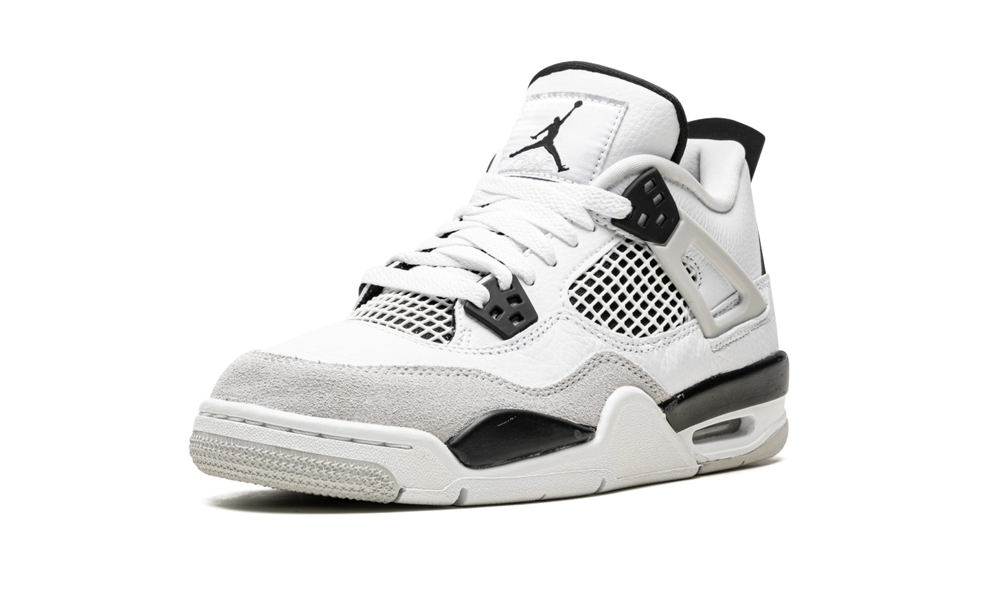 Air Jordan 4 RETRO GS "Military black" 408452 111
